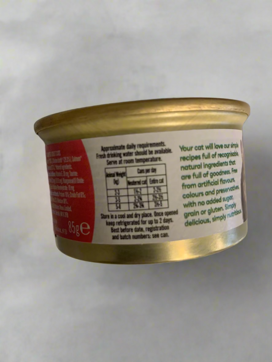 natures menu especially for cats, wet cat food, best wet food for cats, back side