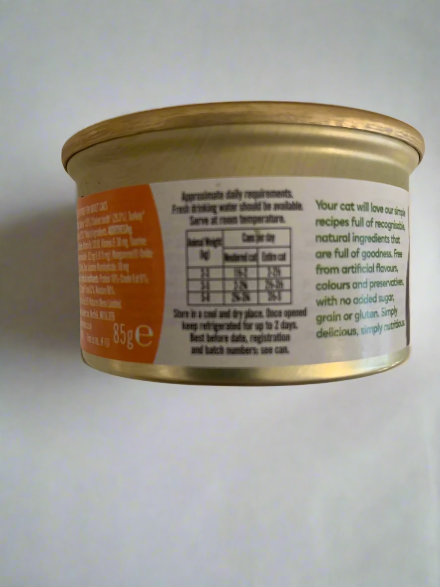 natures menu especially for cats, wet cat food, best wet food for cats, back side