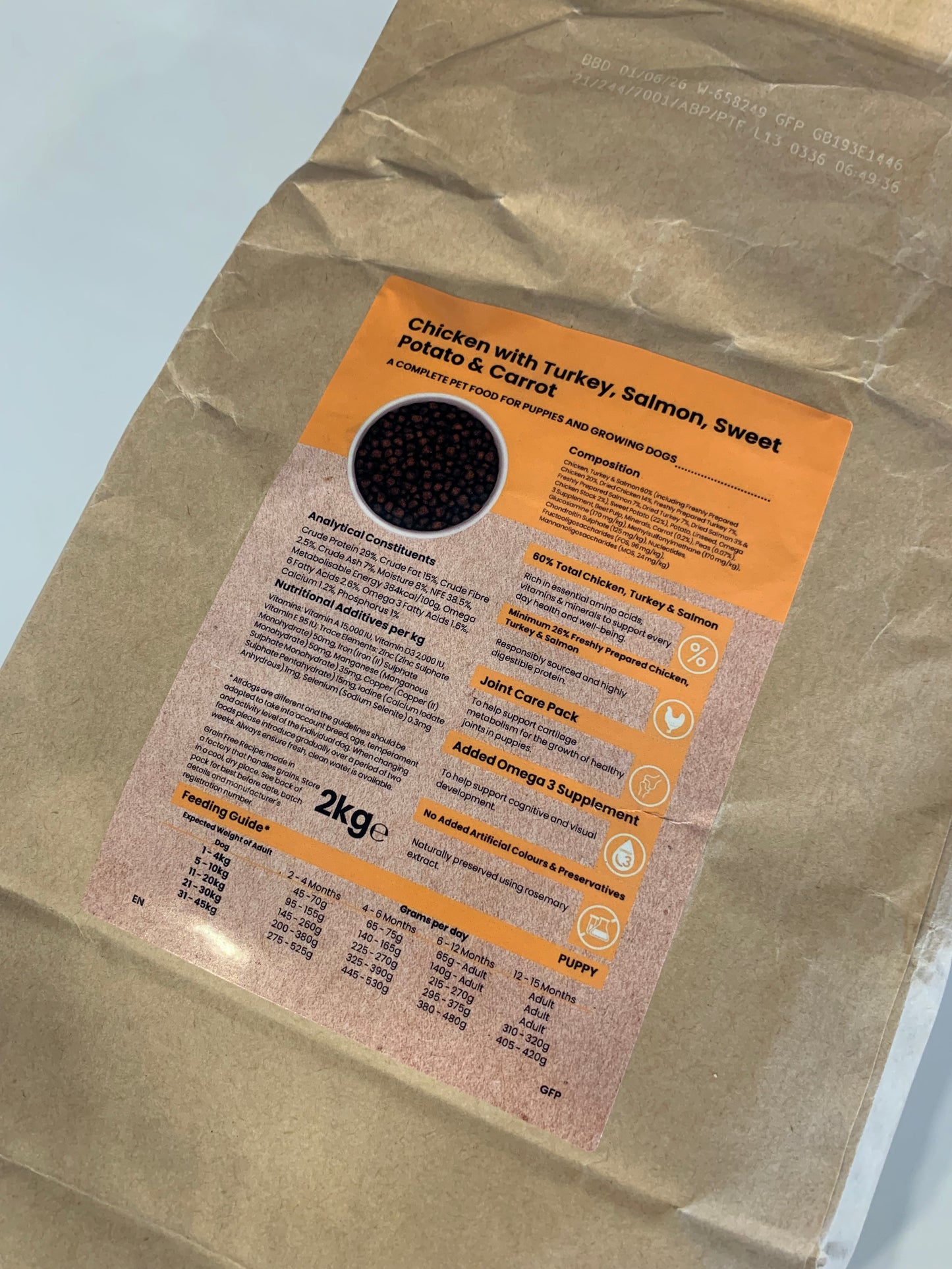 grain free dog food, dry dog food, best dry dog food uk, back side