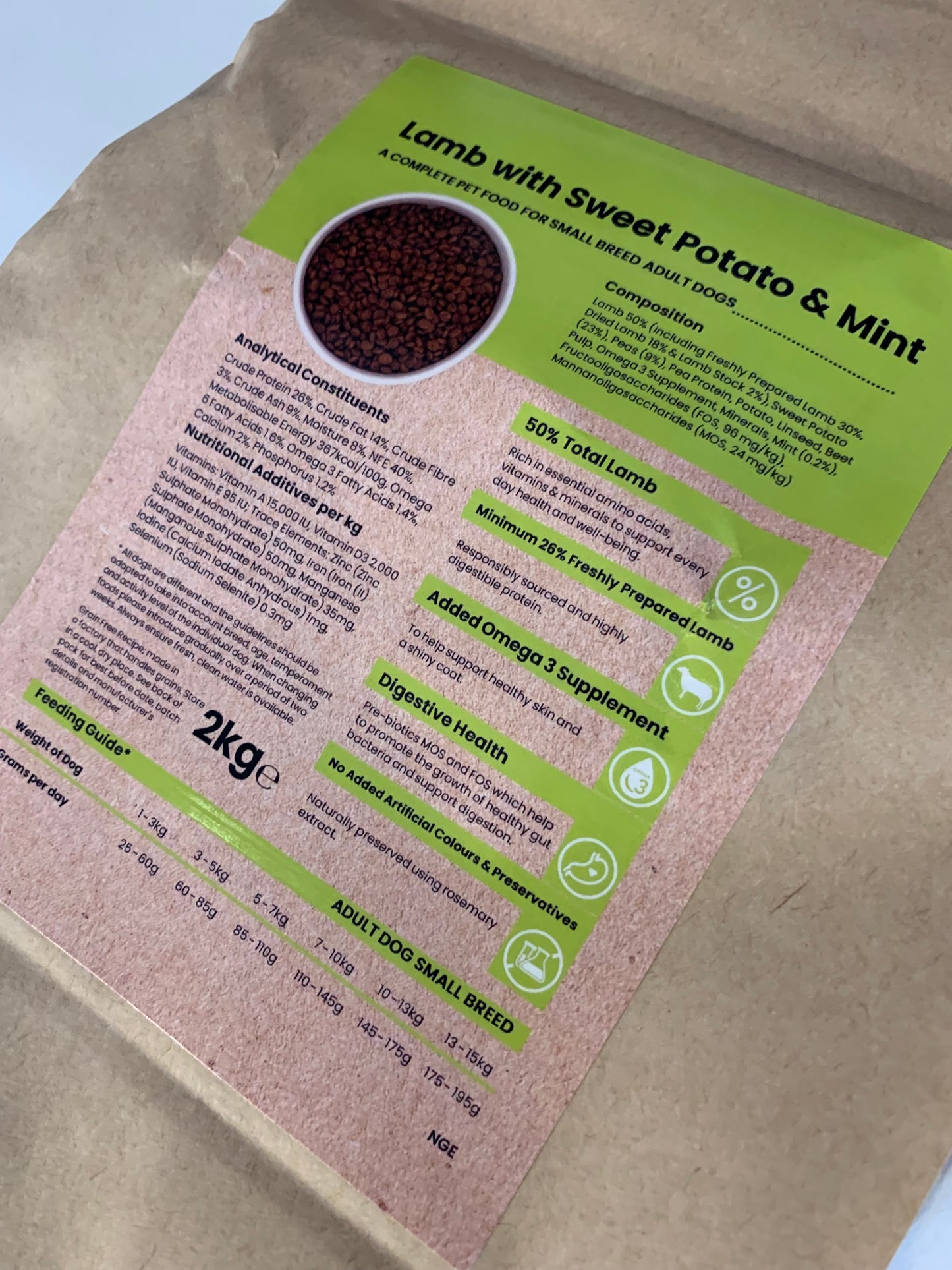 grain free dog food, dry dog food, best dry dog food uk, back side