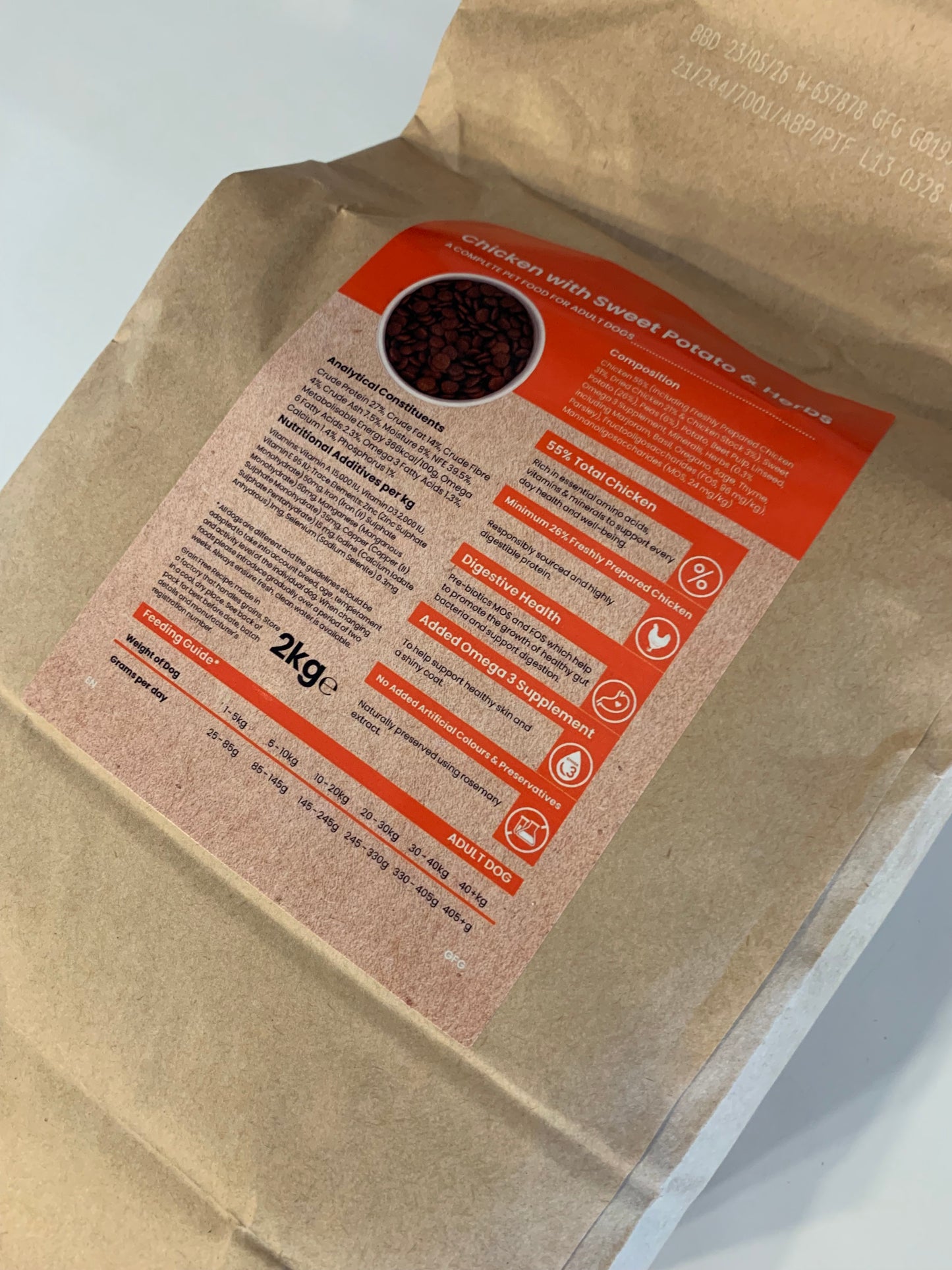 grain free dog food, dry dog food, best dry dog food uk, back side