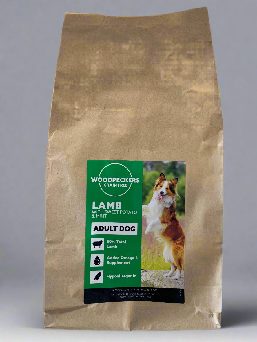 grain free dog food, dry dog food, best dry dog food uk, front side
