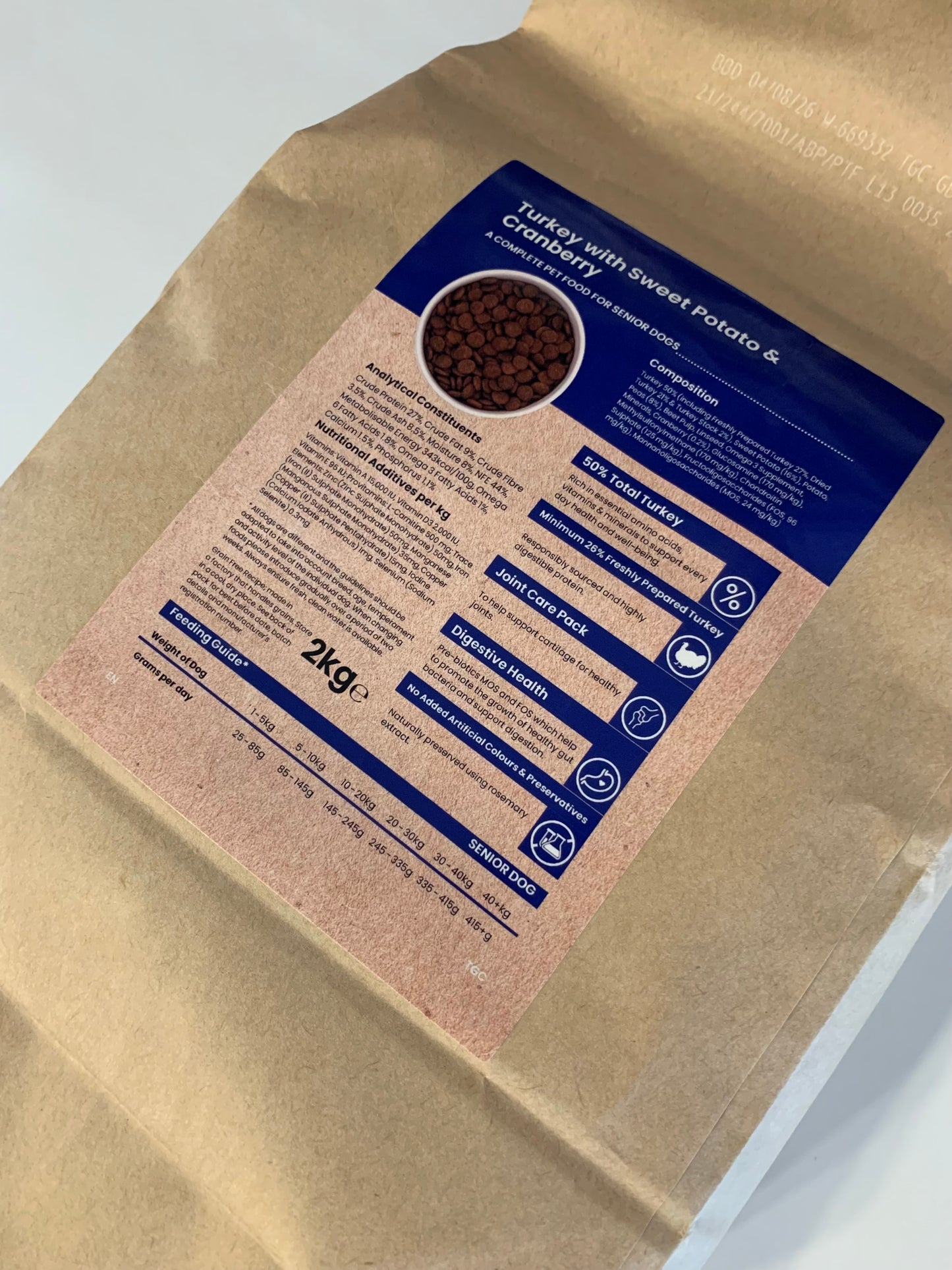grain free dog food, dry dog food, best dry dog food uk, back side