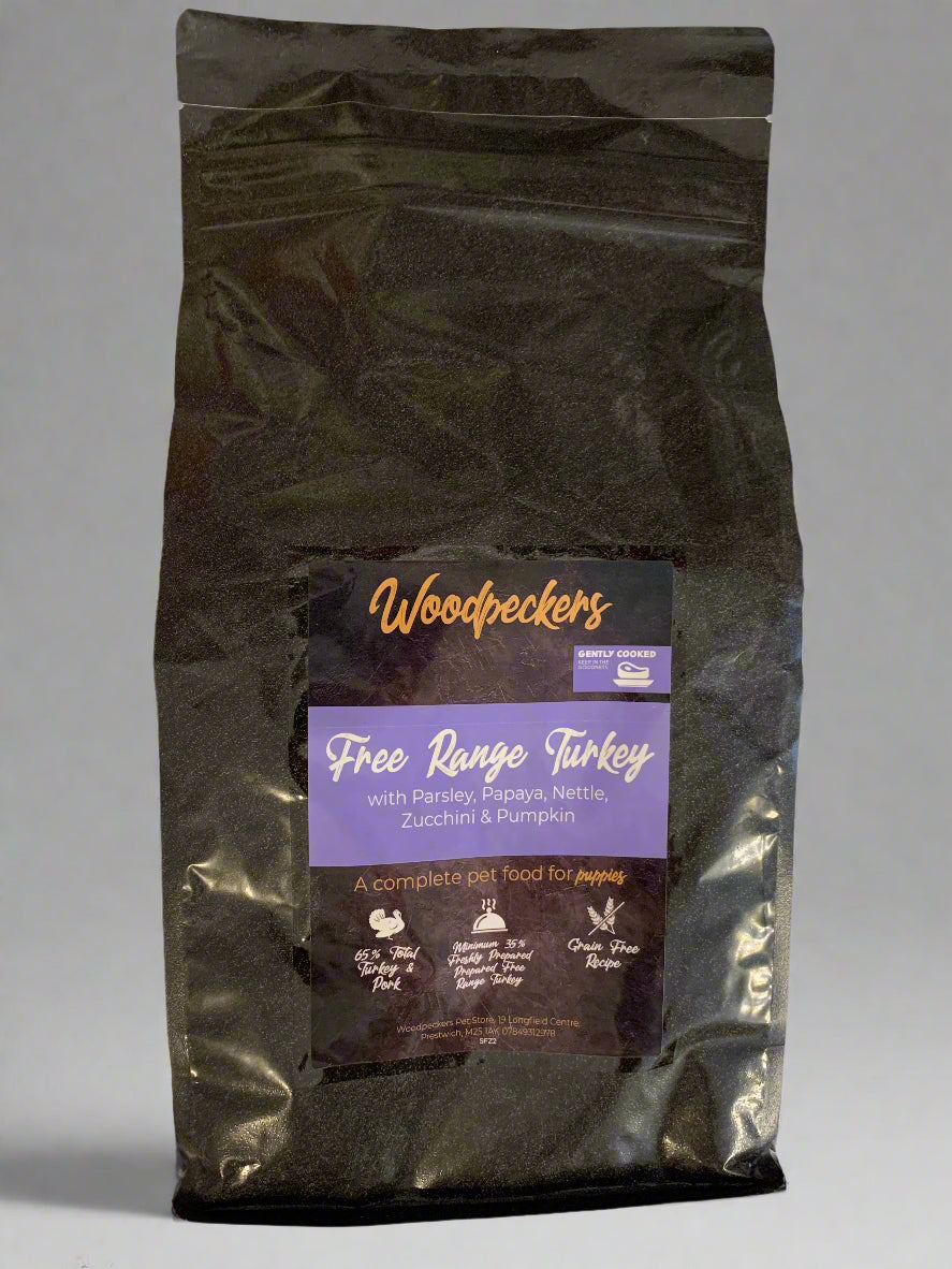 superfood dog food, hypoallergenic dog food grain free dog food, dry dog food, best dry dog food uk, front side
