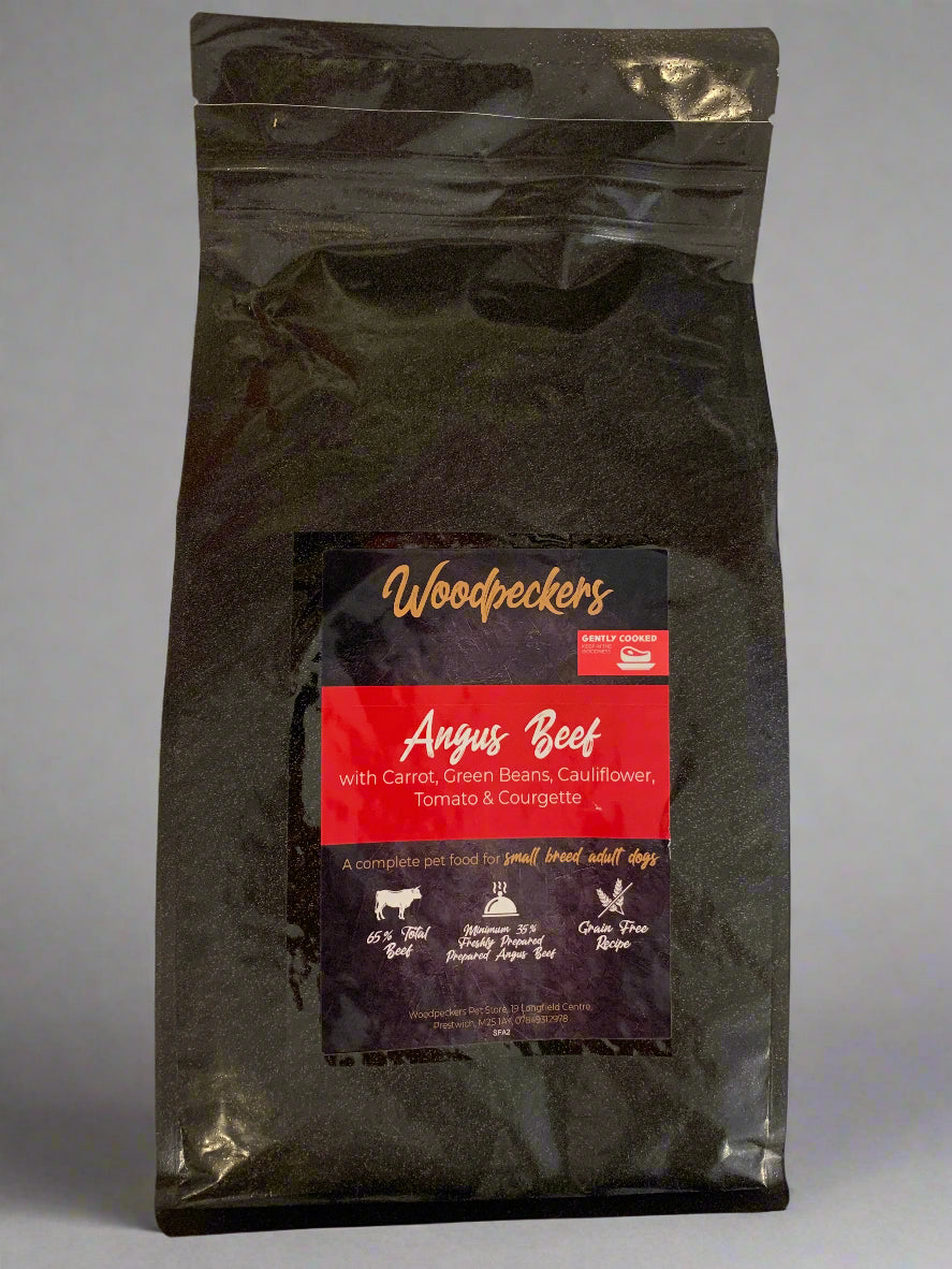 superfood dog food, hypoallergenic dog food grain free dog food, dry dog food, best dry dog food uk, front side