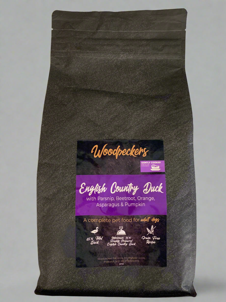 superfood dog food, hypoallergenic dog food grain free dog food, dry dog food, best dry dog food uk, front side