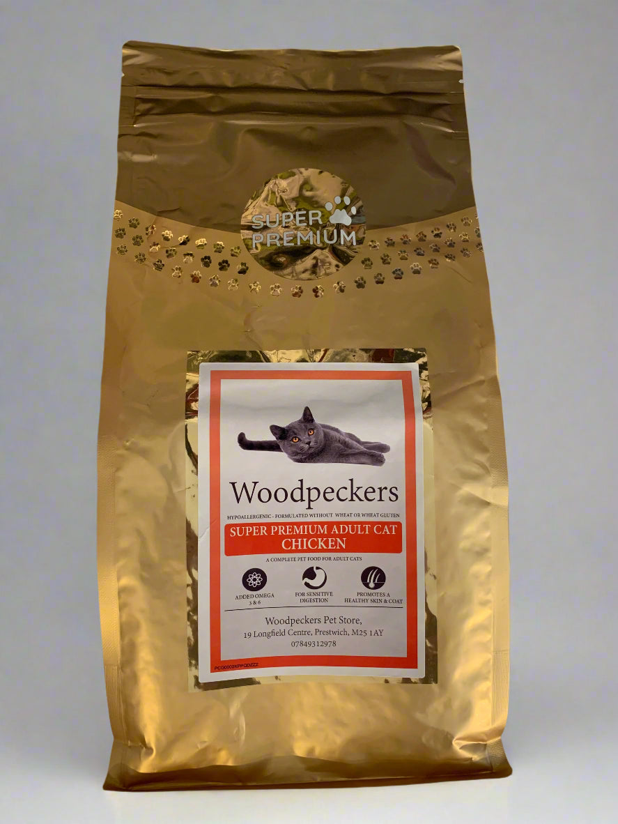 hypoallergenic cat food, dry cat food, front side