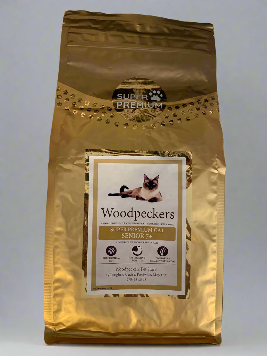 hypoallergenic cat food, dry cat food, front side