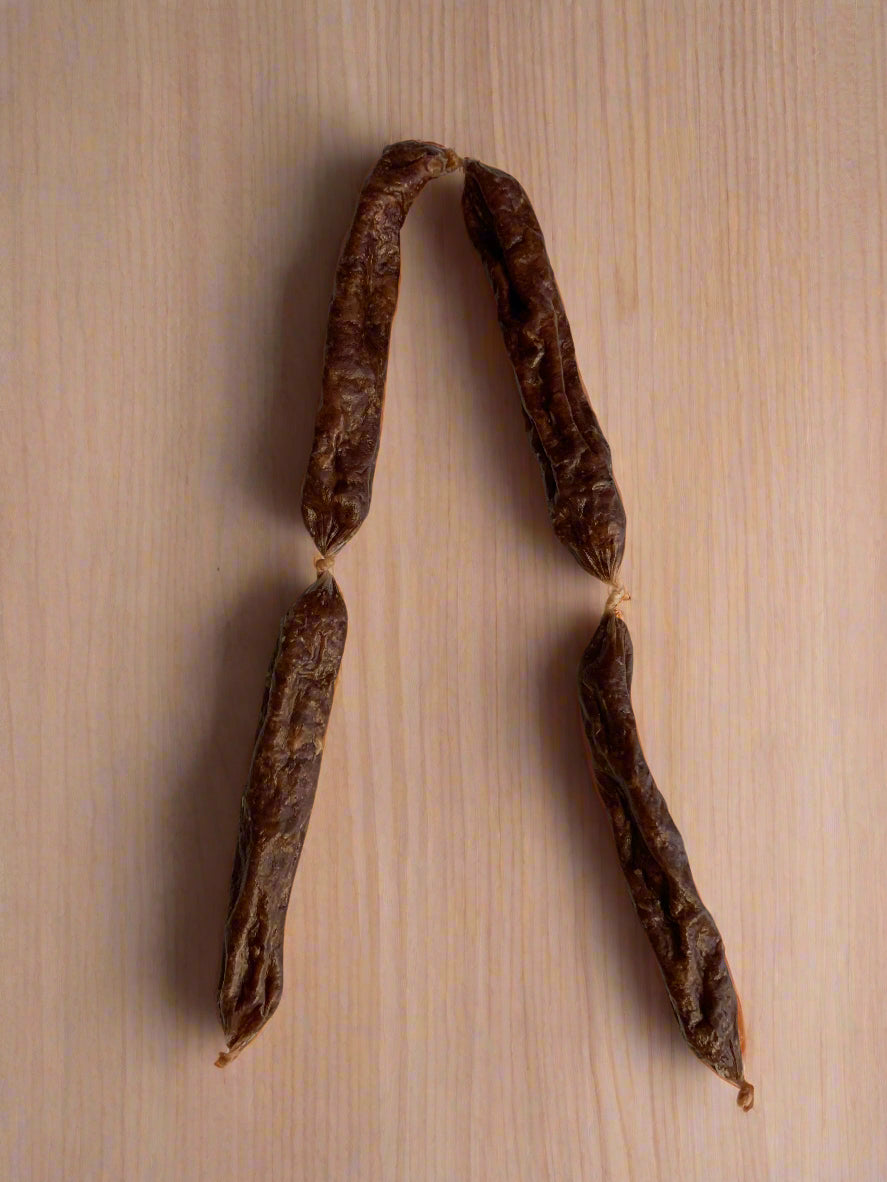 sausages, natural dog treats, front side