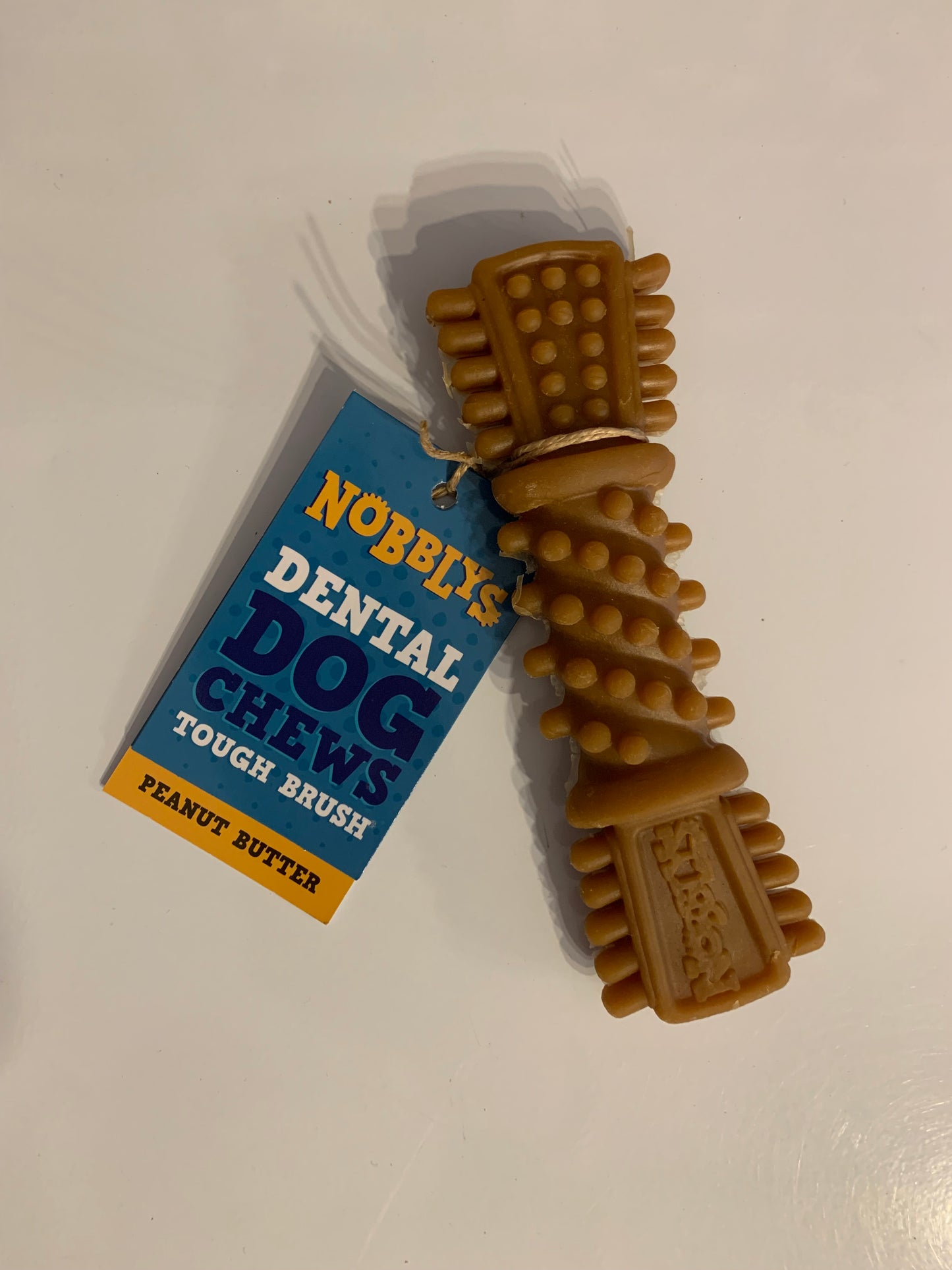nobblys dental dog chew toothbrush, dog treats, Dog Treats, dog treat, dog treats, natural dog treats, front side