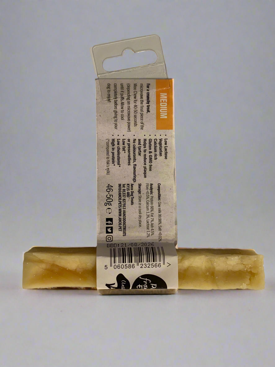 moo chew, dog treat, dog treats, front side