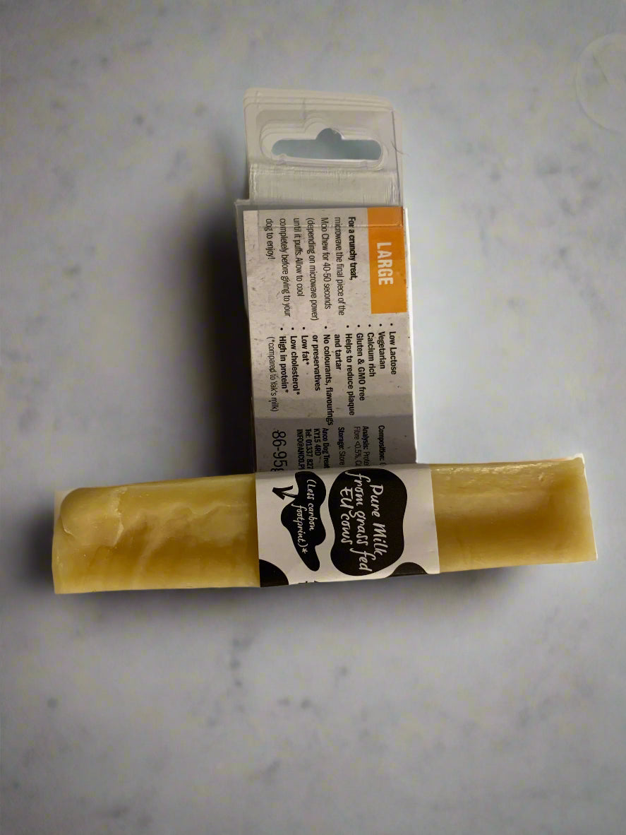 moo chew, dog treat, dog treats, front side