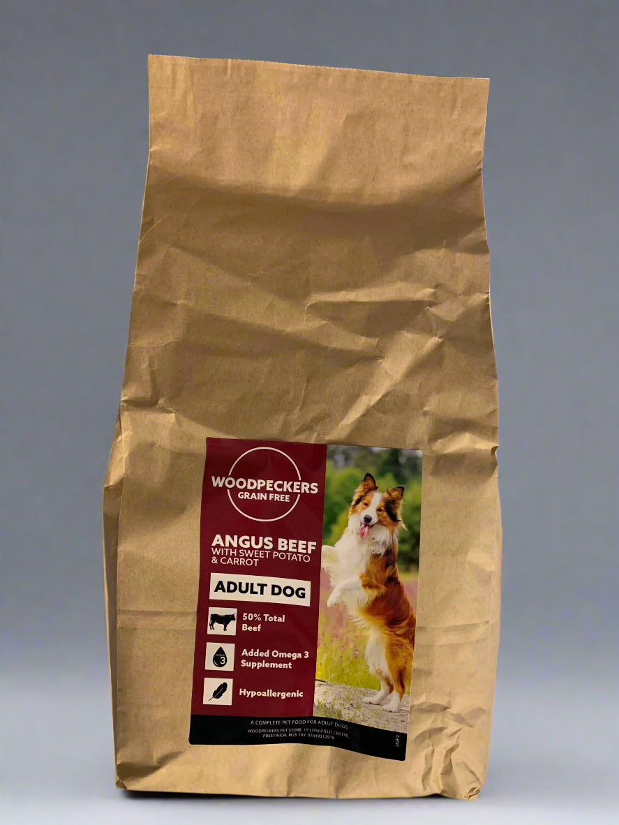 grain free dog food, dry dog food, best dry dog food uk, front side