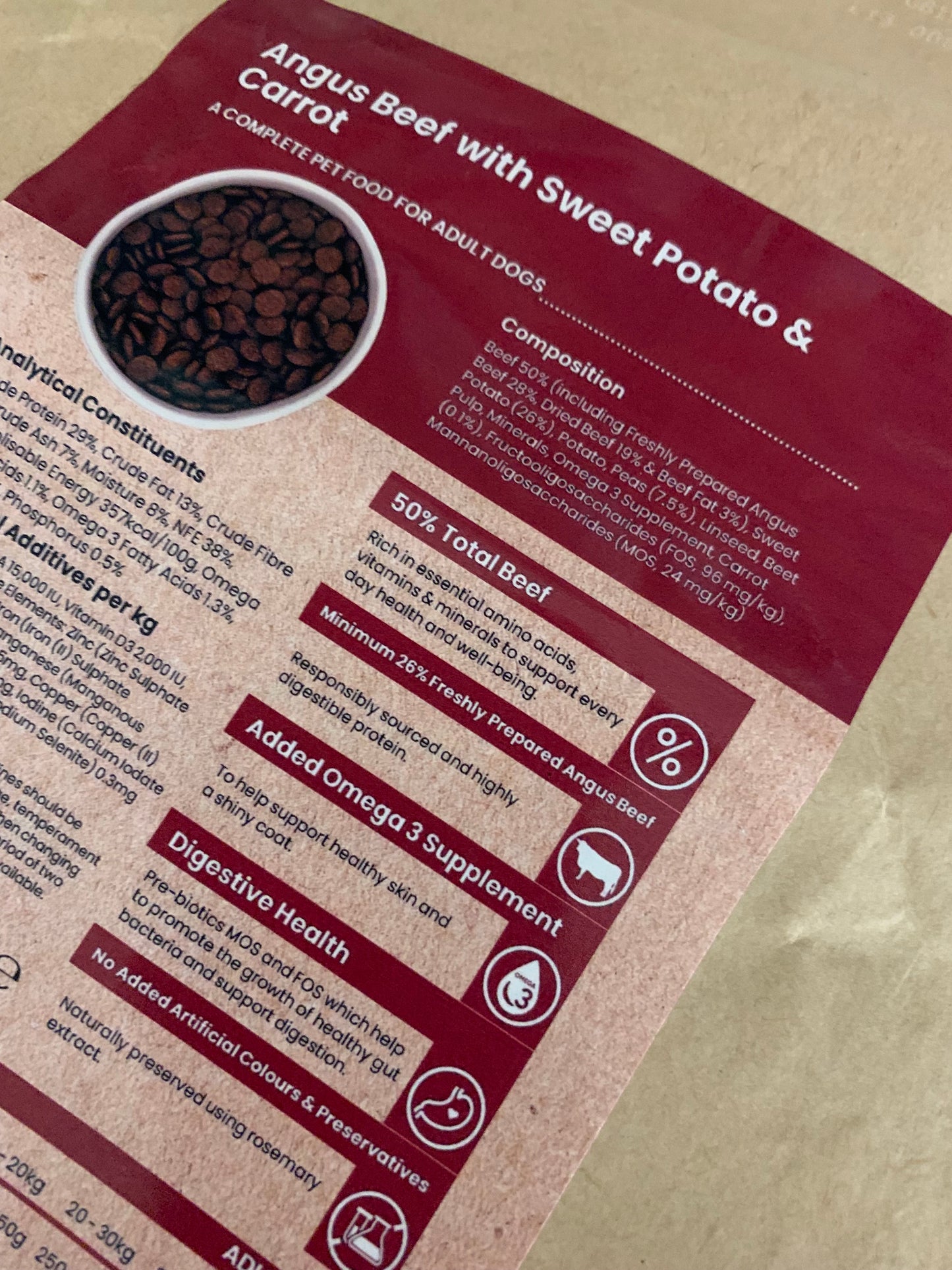 grain free dog food, dry dog food, best dry dog food uk, back side