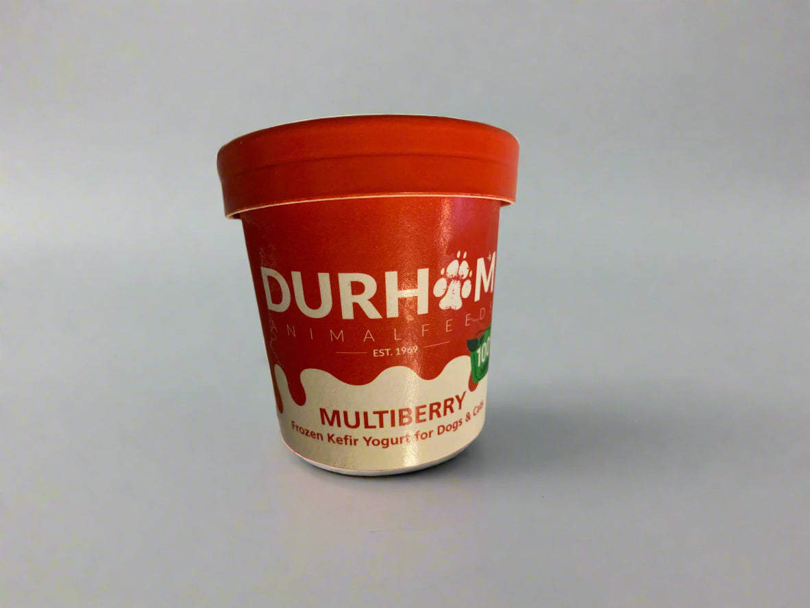 Durham Animal Feed Organic Kefir Yogurt 85ml, dog treat, dog treats, front side