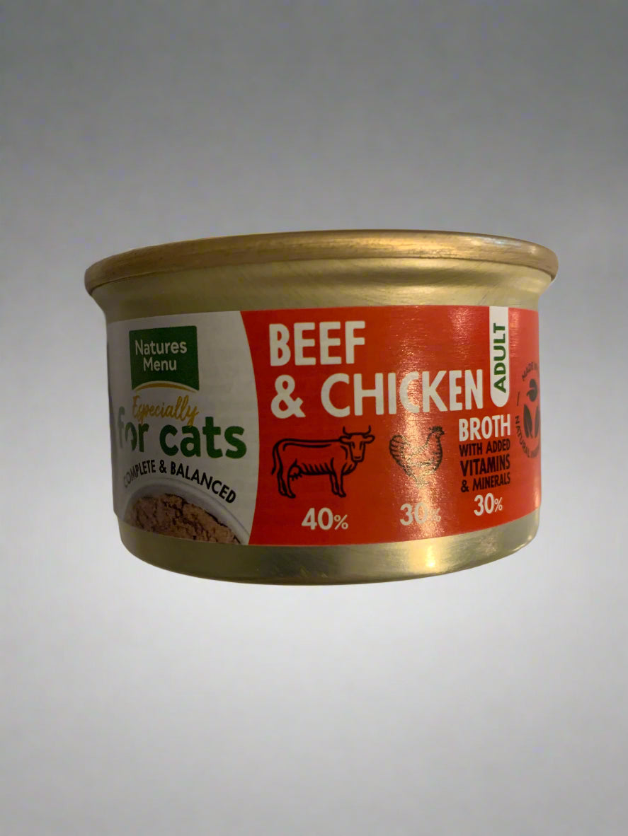 natures menu especially for cats, wet cat food, best wet food for cats, front side