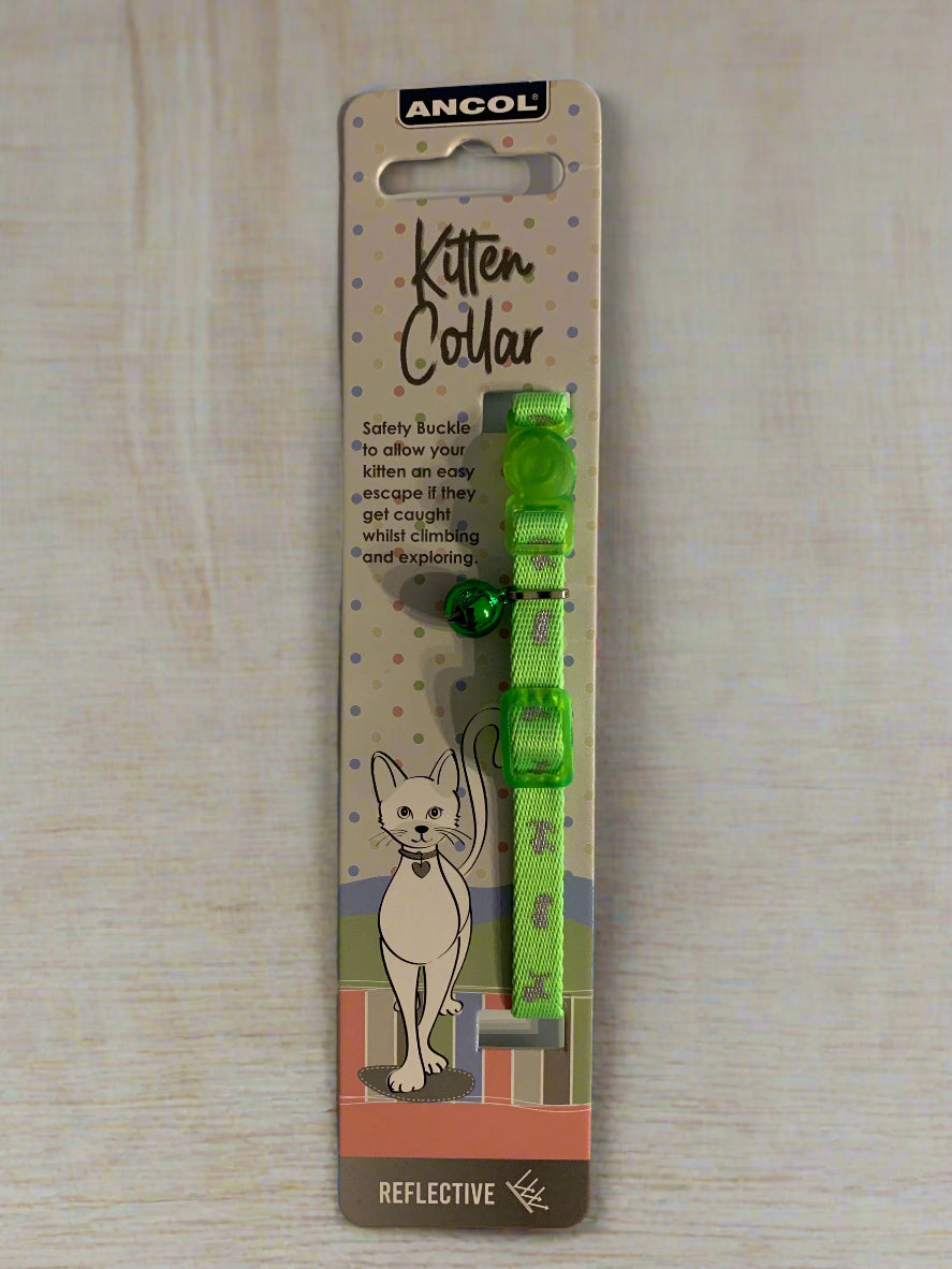 kitten collar, cat collars, front side
