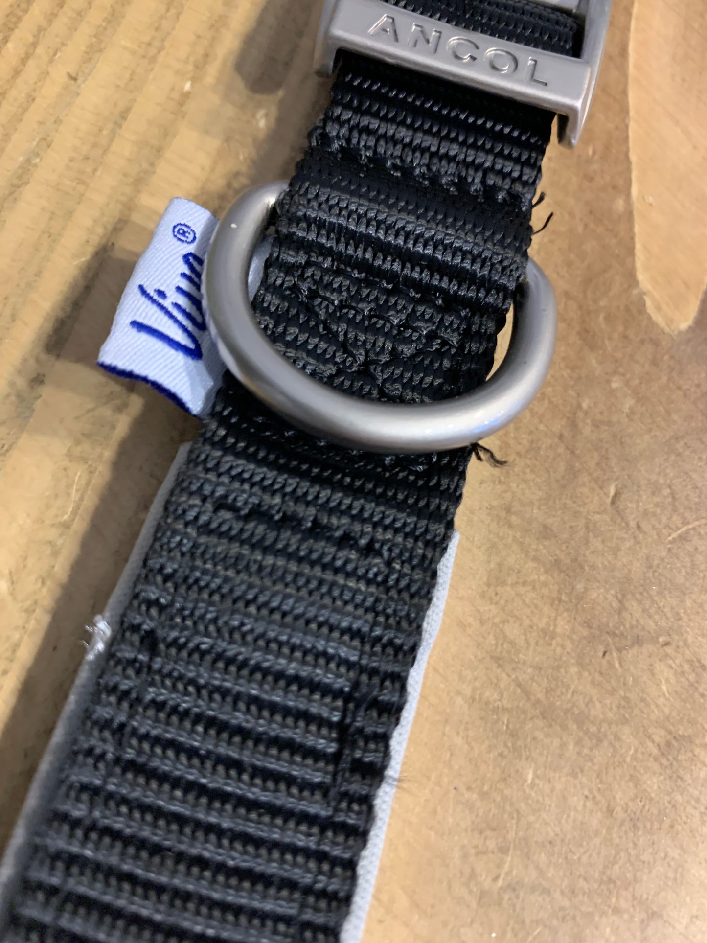 ancol nylon dog collar, dog collars, dog front side
