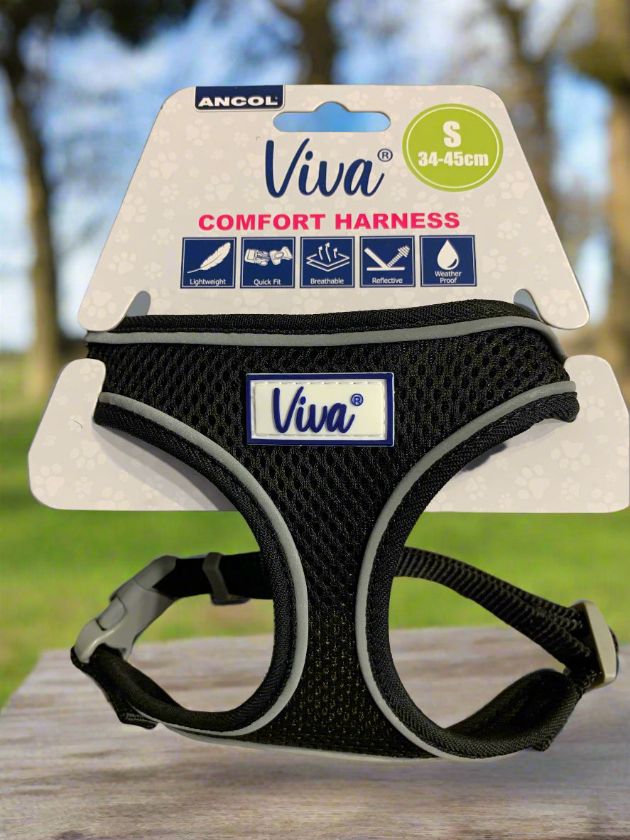 ancol comfort harness, dog harness, dog harness uk, front side