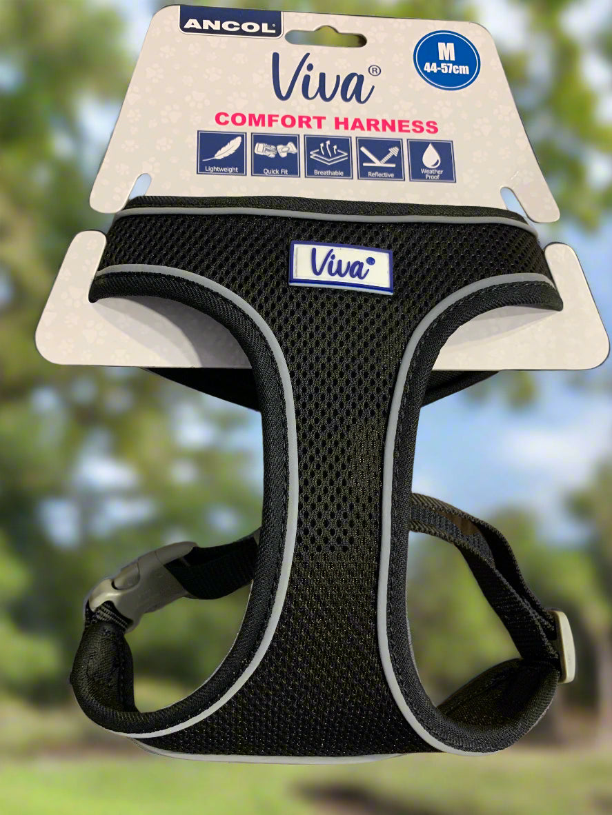 ancol comfort harness, dog harness, dog harness uk, front side