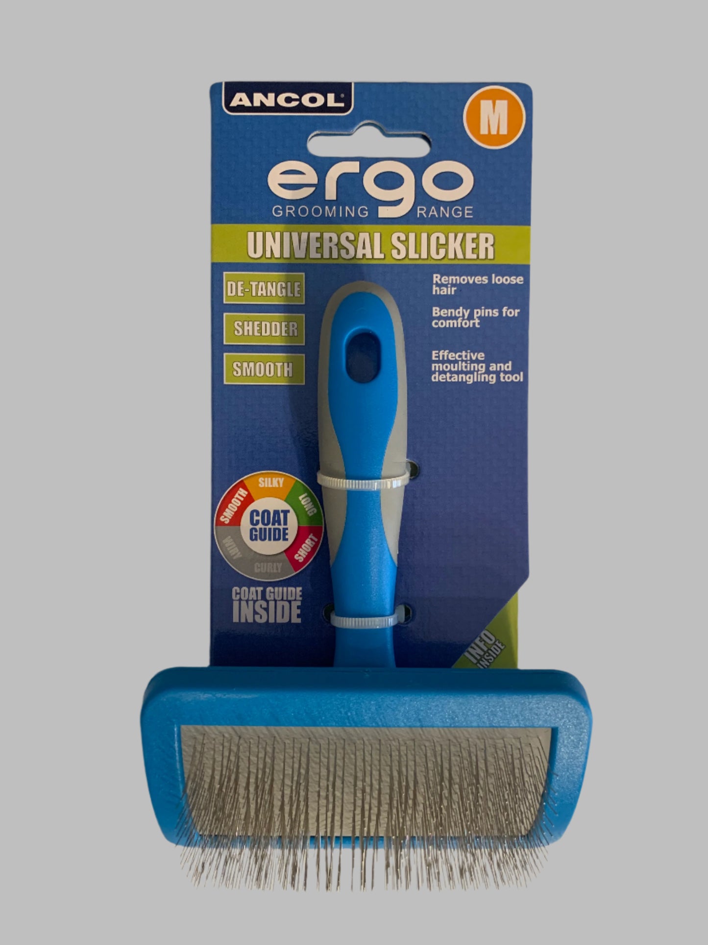 Ancol Ergo double sided brush medium, dog groomers near me, dog grooming near me, dog grooming, dog groomers, front side