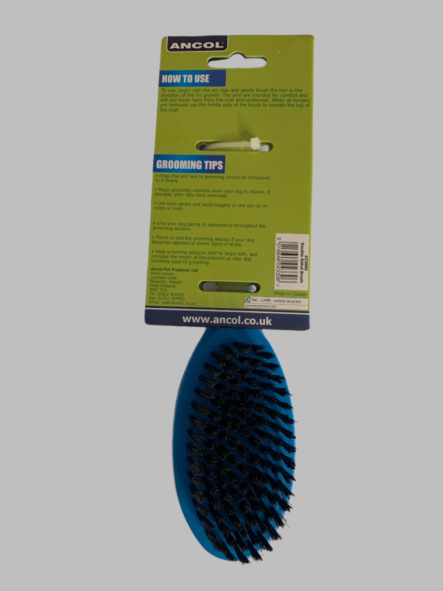 Ancol Ergo double sided brush, dog groomers near me, dog grooming near me, dog grooming, dog groomers, back side