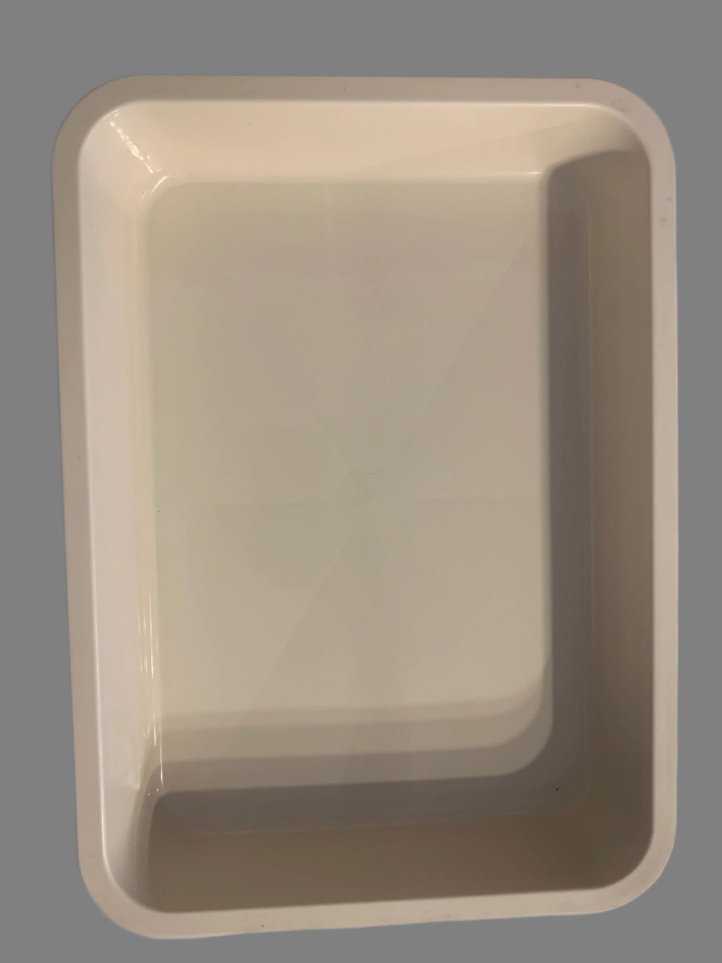 Animal Instincts Litter Tray small white, cat litter tray, cat litter tray with lid, cat litter wood pellets, front side