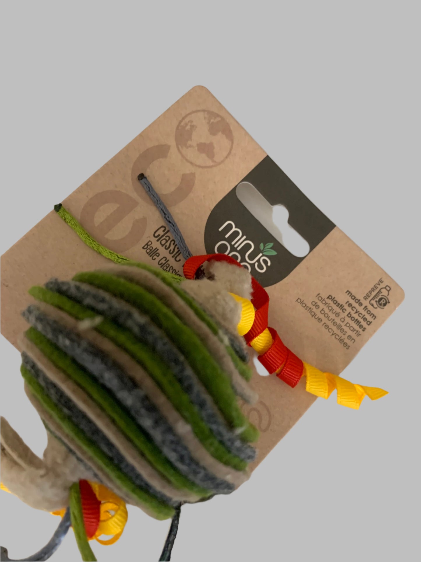 All For Paws Minis One Classic Felt Ball Cat Toy, cat toys, jelly cat toys, left side