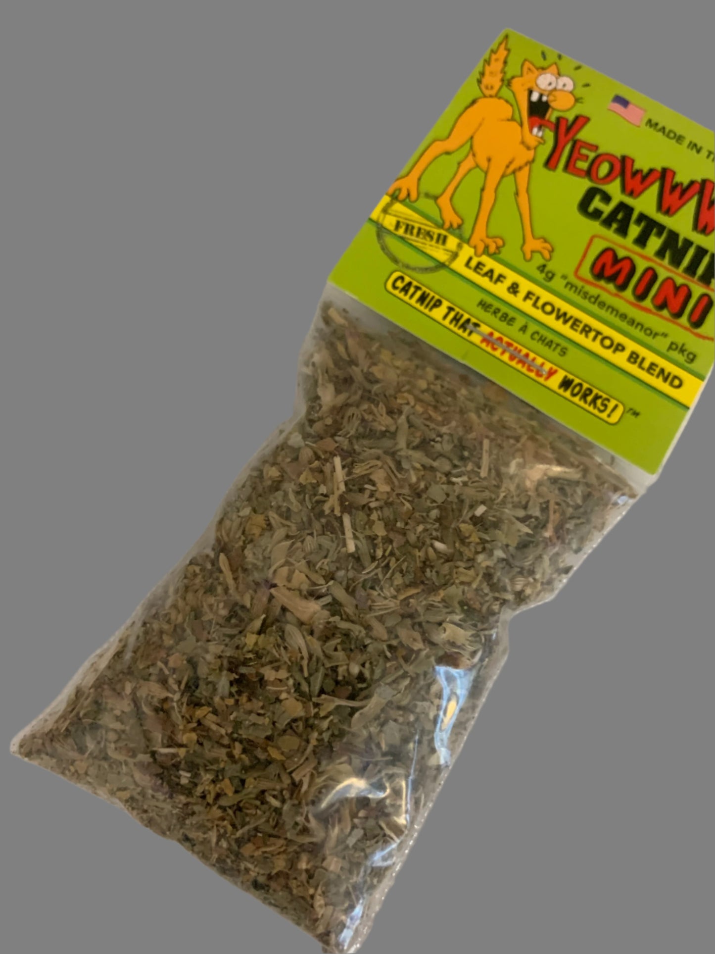 Yeowww! Catnip 4g, catnip toys, catnip spray, right side
