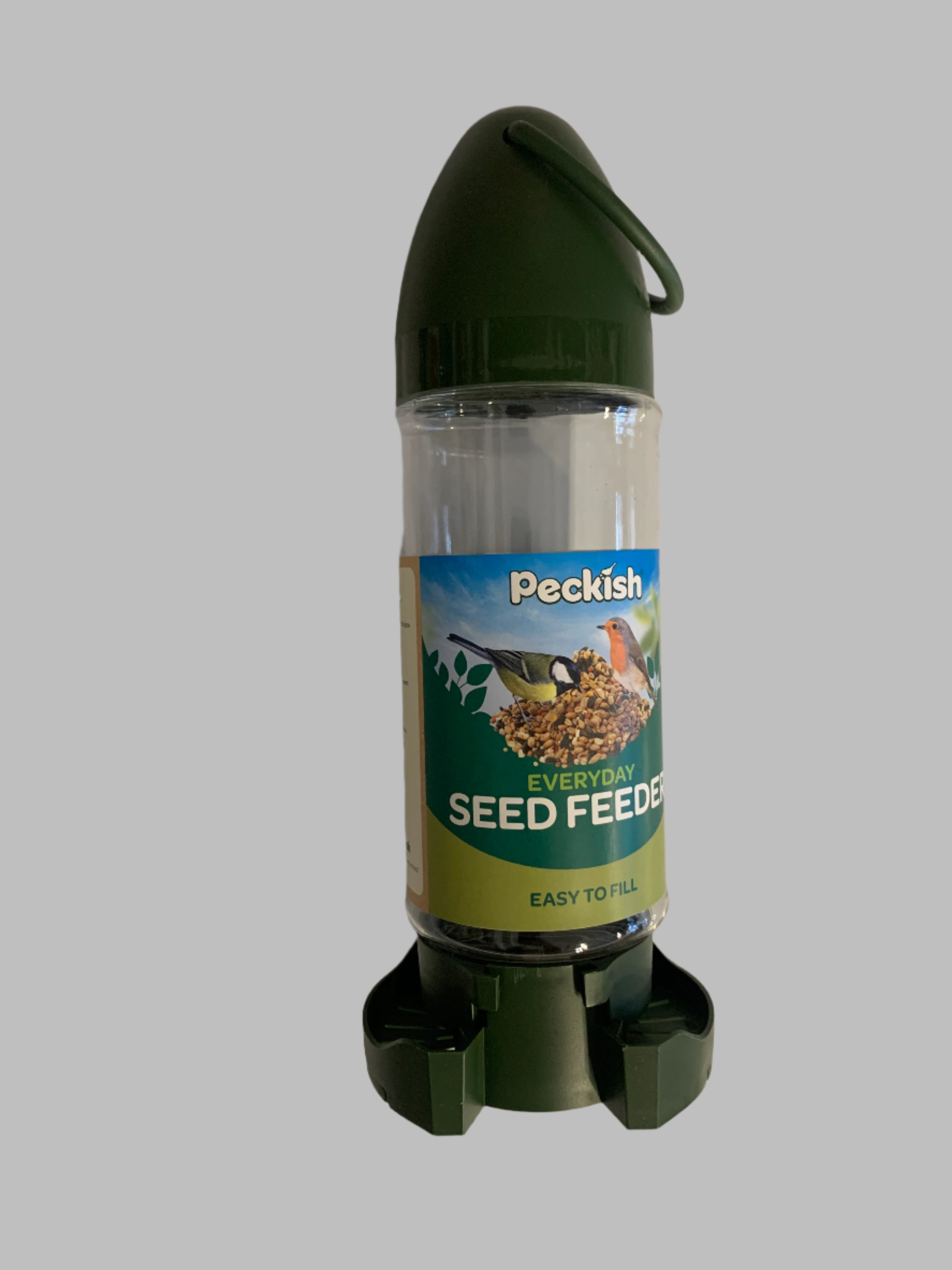 Peckish Everyday Seed Feeder, bird feeder, bird feeders, bird feeders uk, bird feeder camera, bird feeders squirrel proof, squirrel proof bird feeders, front side