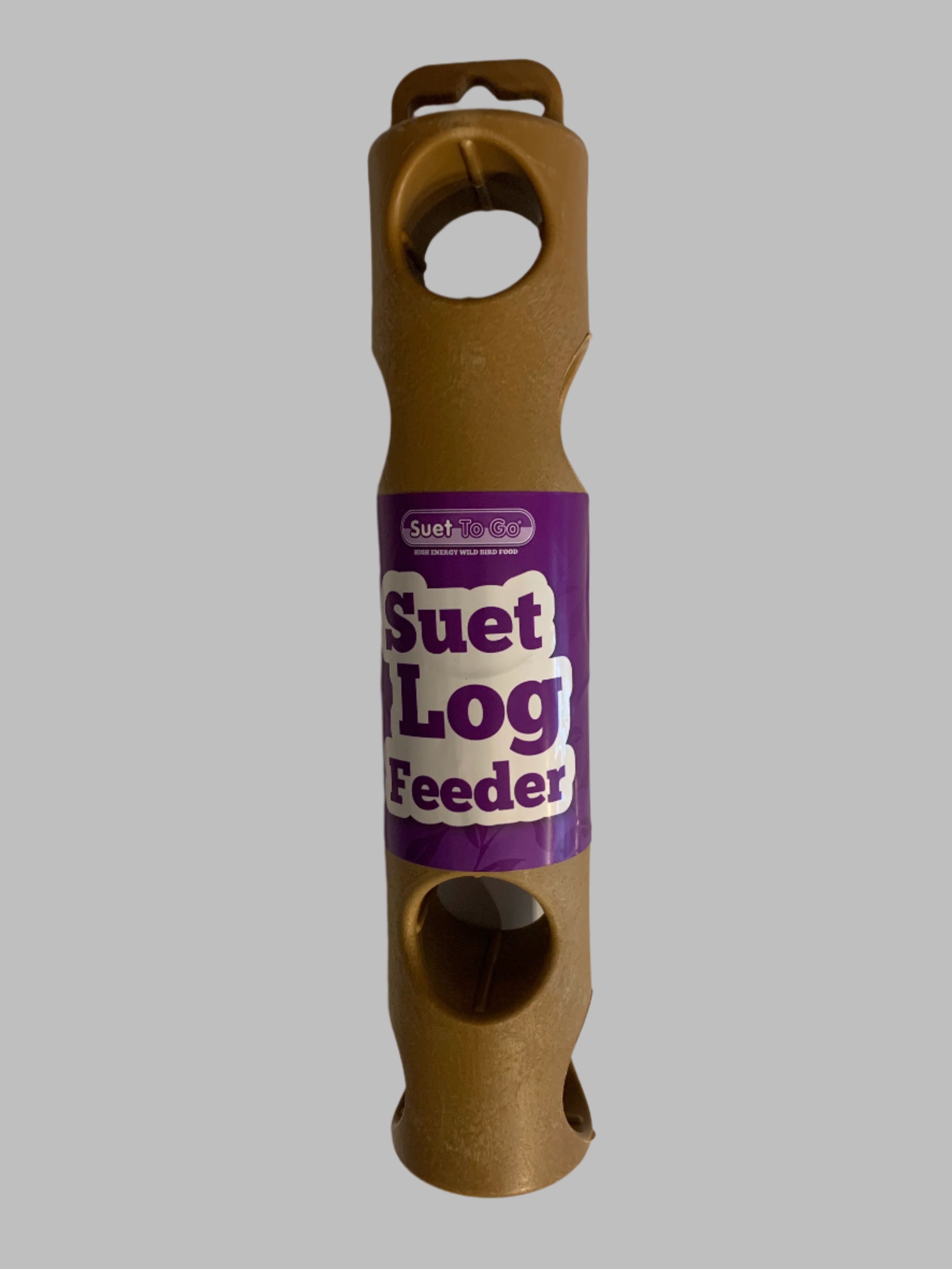 Suet To Go Suet Log Feeder, bird feeder, bird feeders, bird feeders uk, bird feeder camera, bird feeders squirrel proof, squirrel proof bird feeders, front side