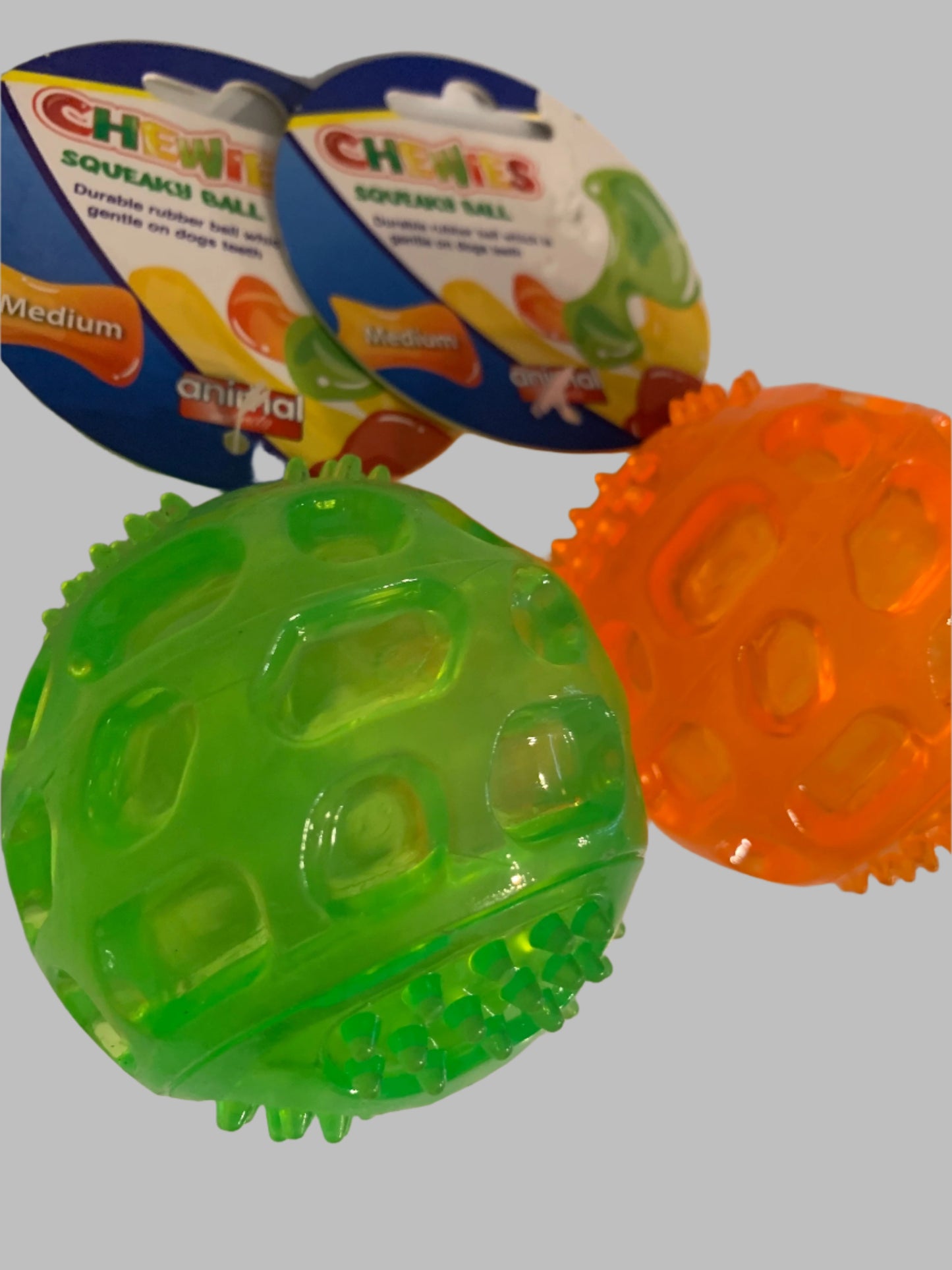 Animal Instincts Chewies Ball medium, dog toys uk, dog toys amazon, left side