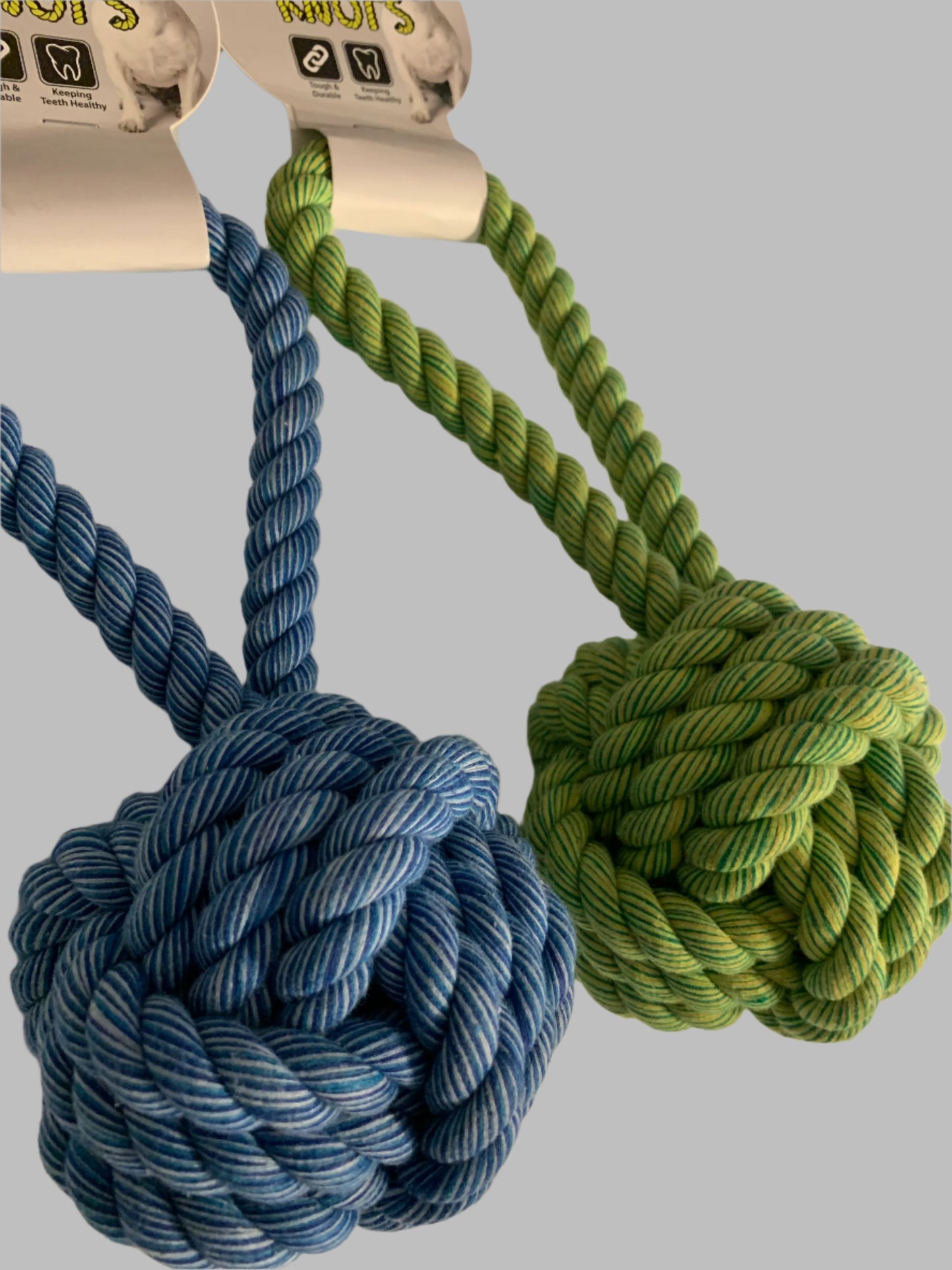 Happy Pet Nuts For Knots Ball Tugger, dog toys uk, dog toys amazon, left side