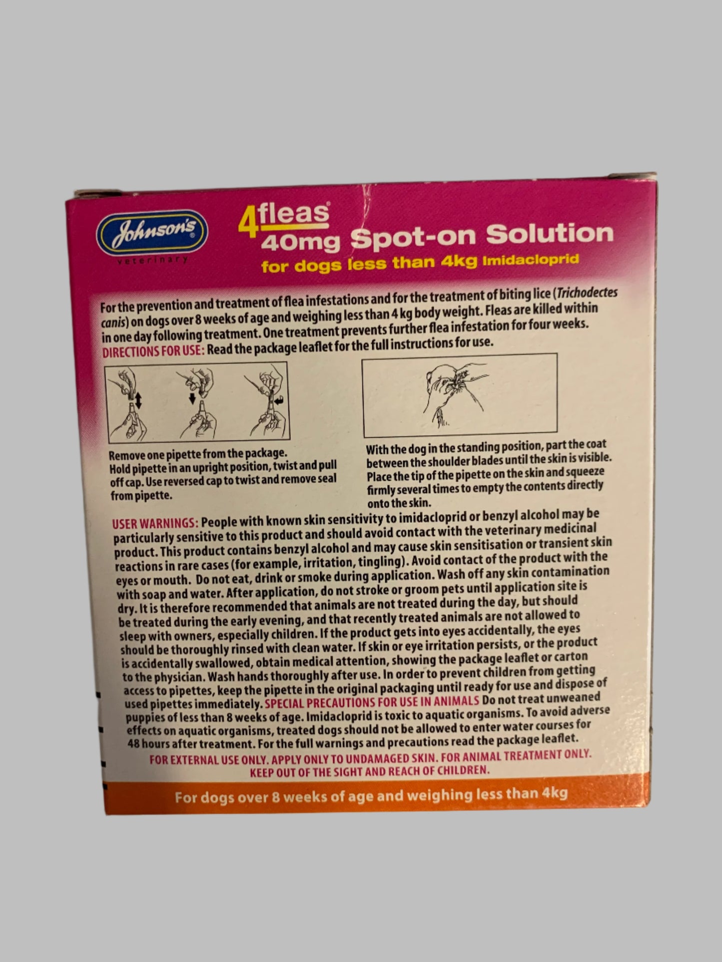 4fleas Spot On Dog