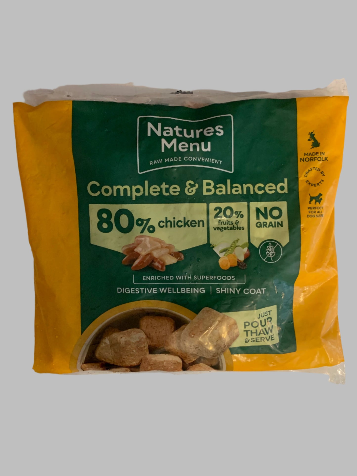 Natures Menu Complete & Balanced 80/20 Dog Nuggets 1kg