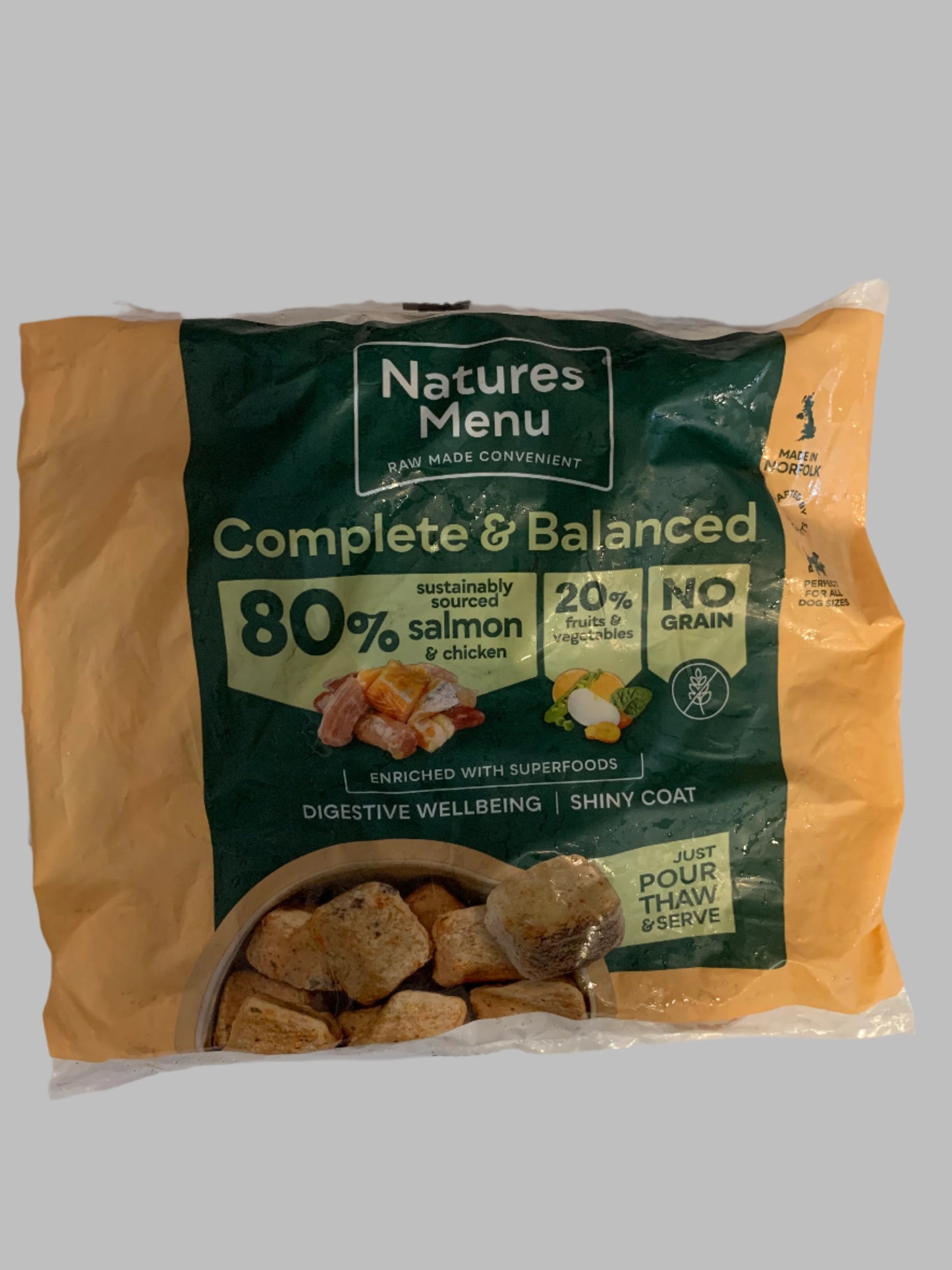Natures Menu Complete & Balanced 80/20 Dog Nuggets 1kg