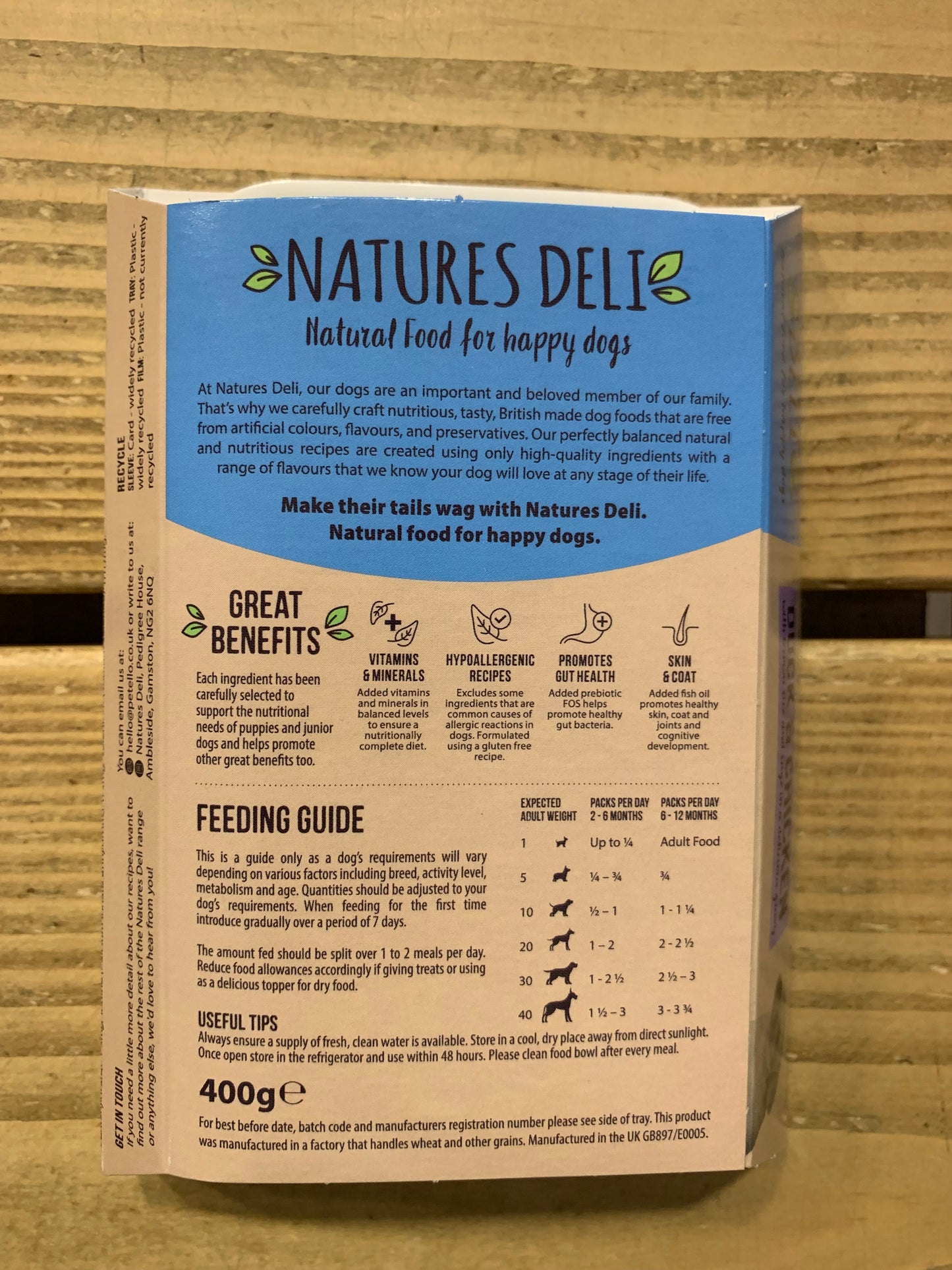 Natures Deli Wet Dog Food