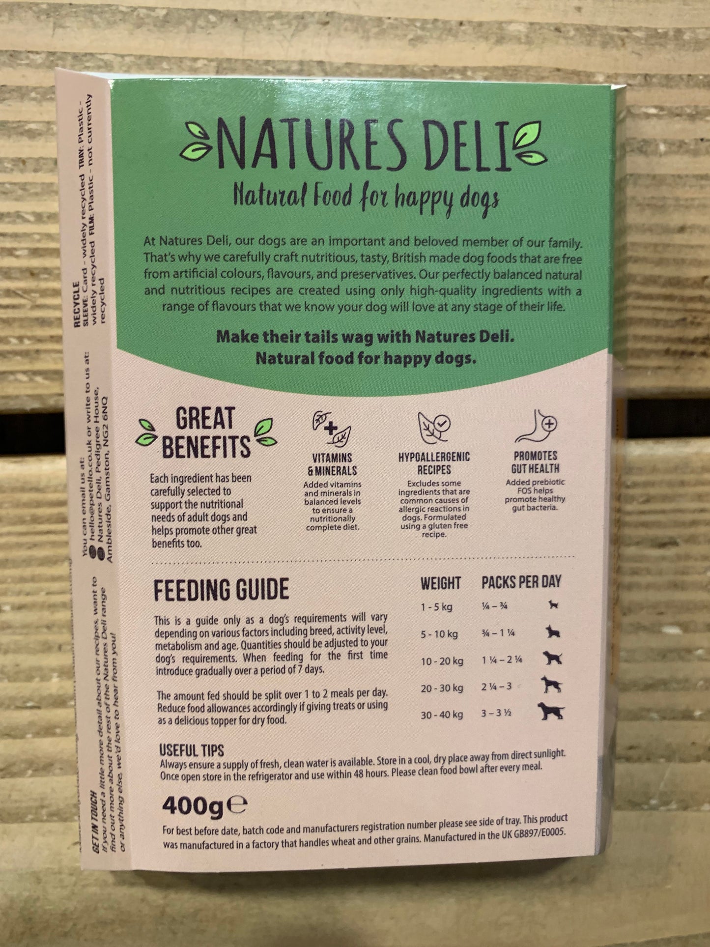 Natures Deli Wet Dog Food