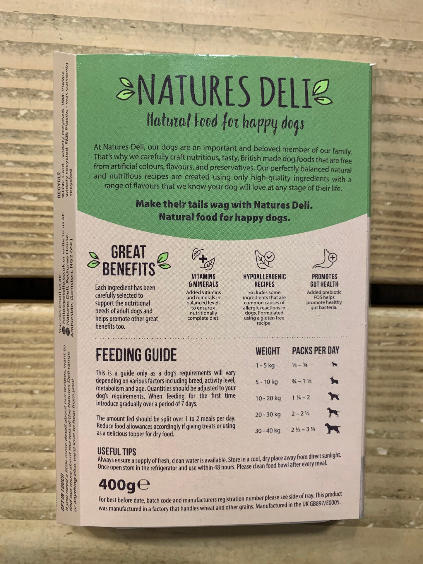Natures Deli Wet Dog Food