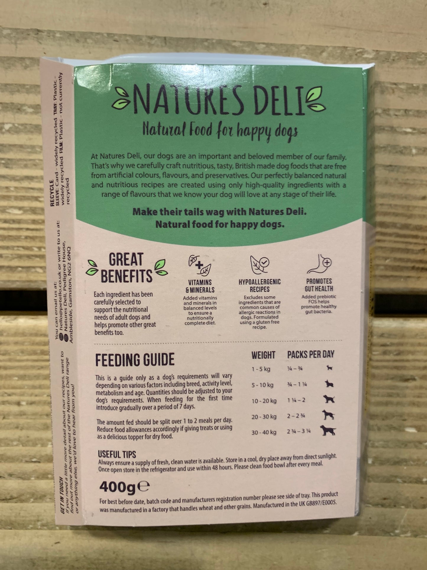 Natures Deli Wet Dog Food