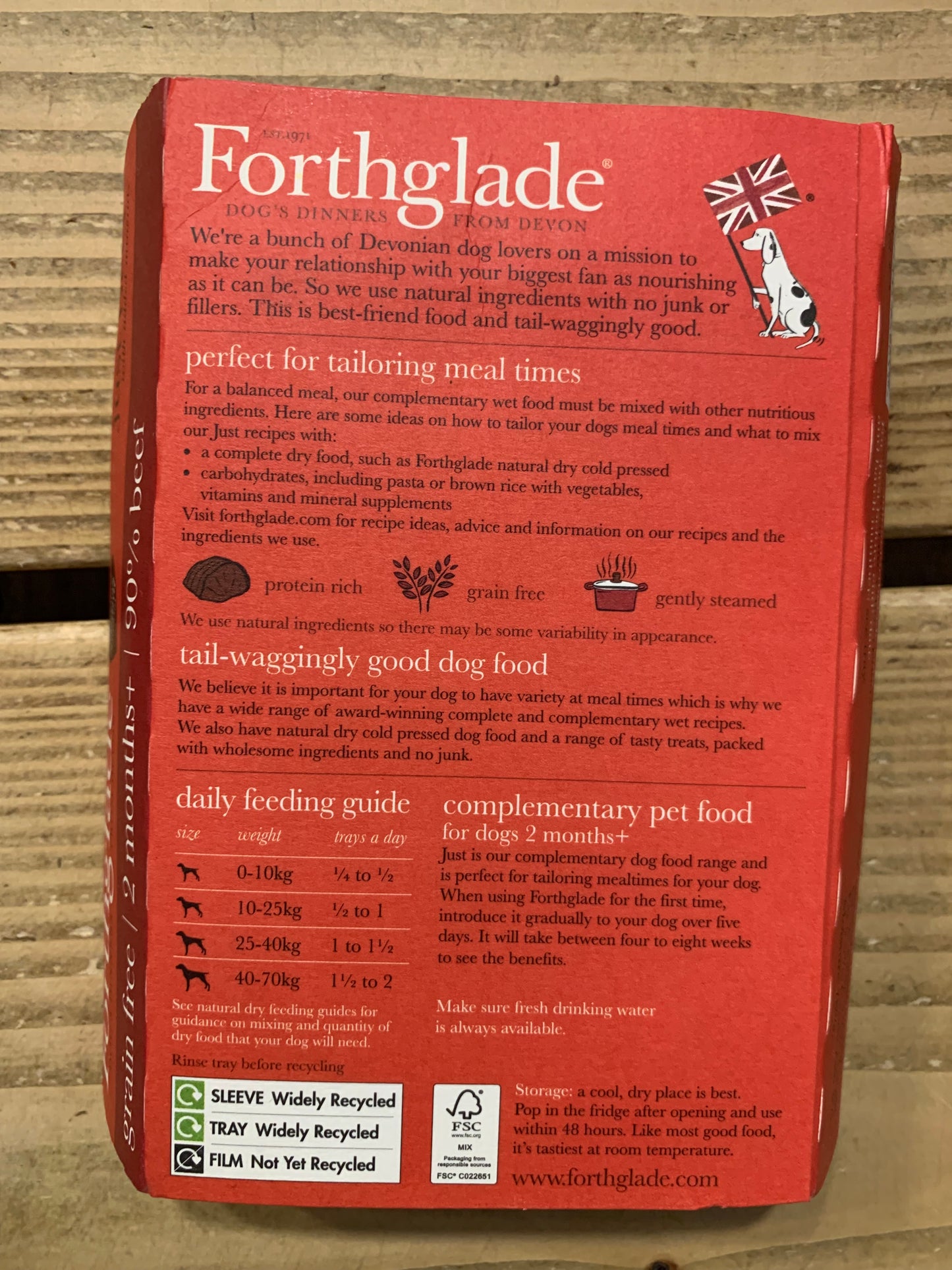 Forthglade Just Wet Dog Food