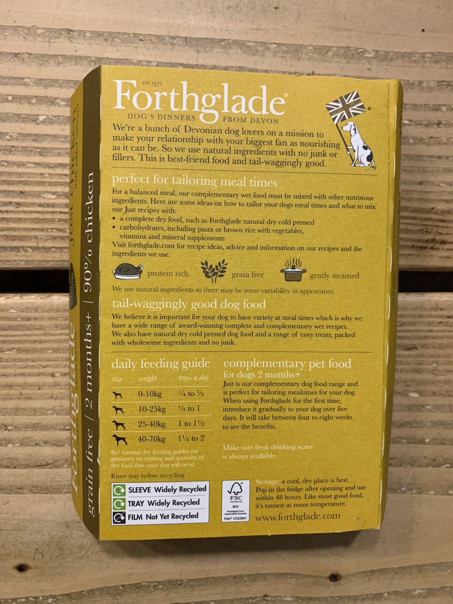 Forthglade Just Wet Dog Food