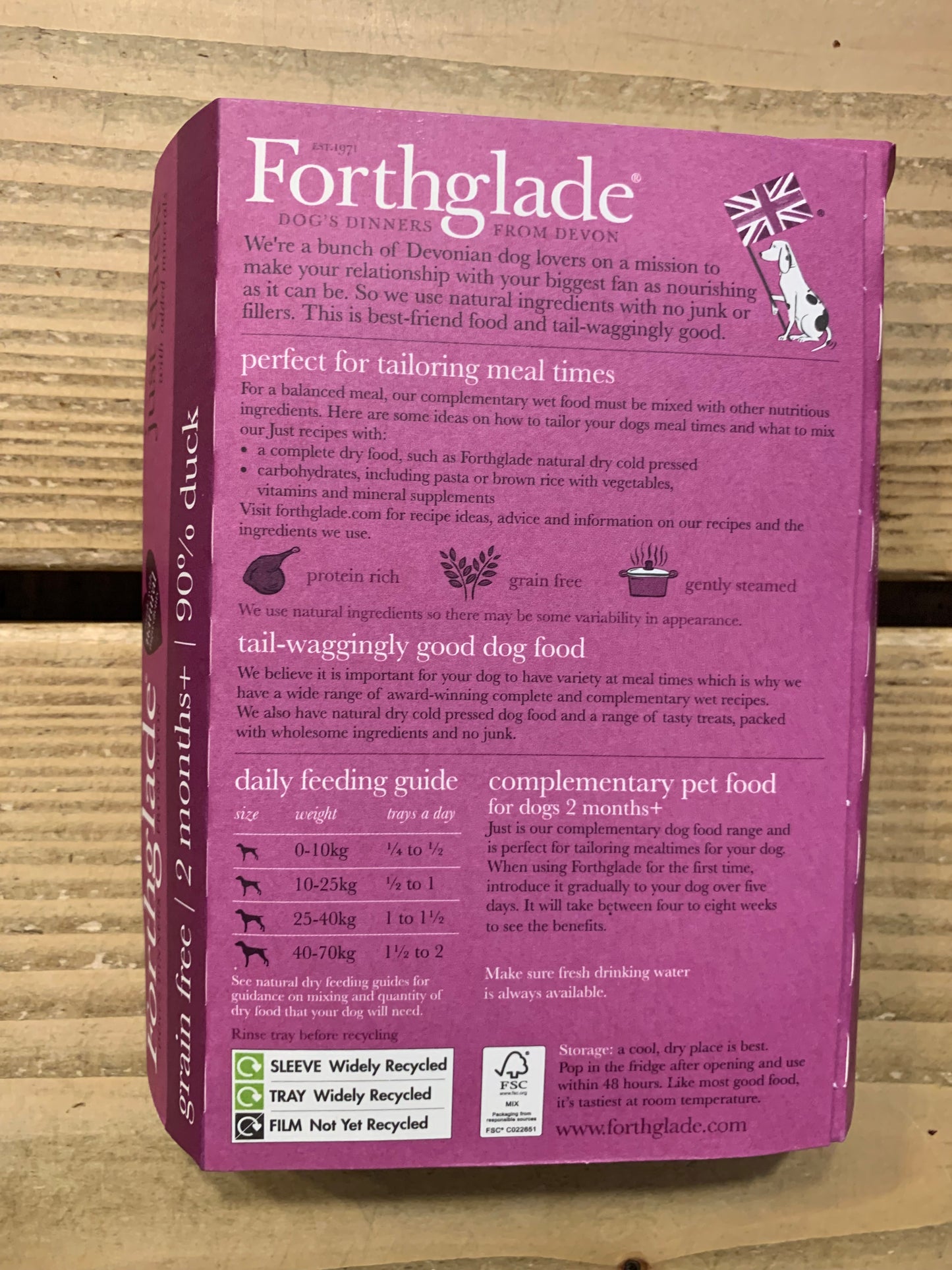 Forthglade Just Wet Dog Food