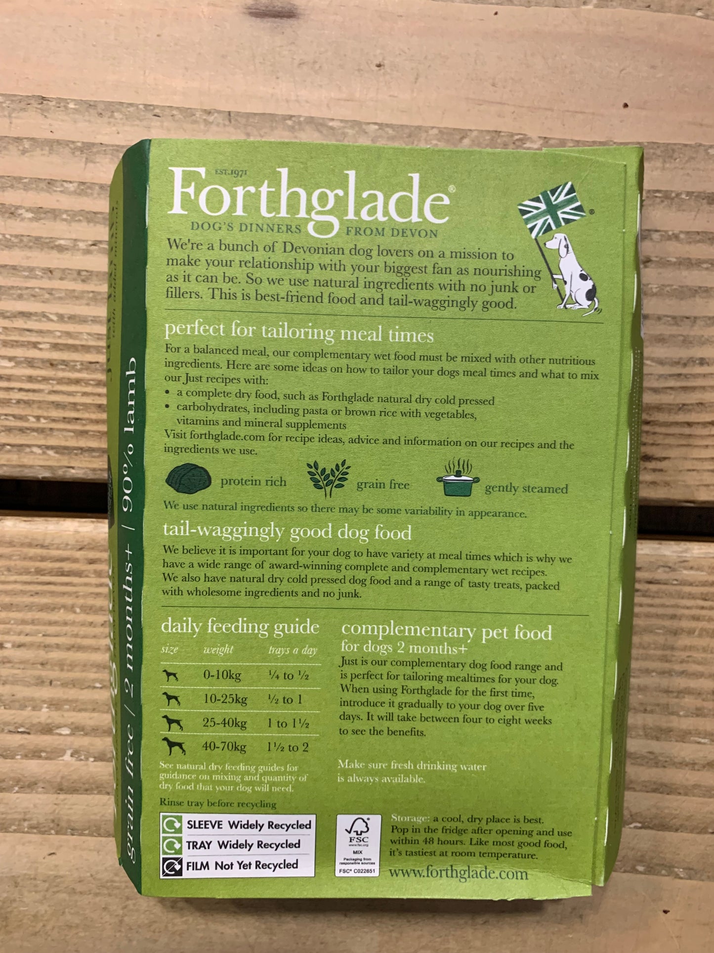 Forthglade Just Wet Dog Food