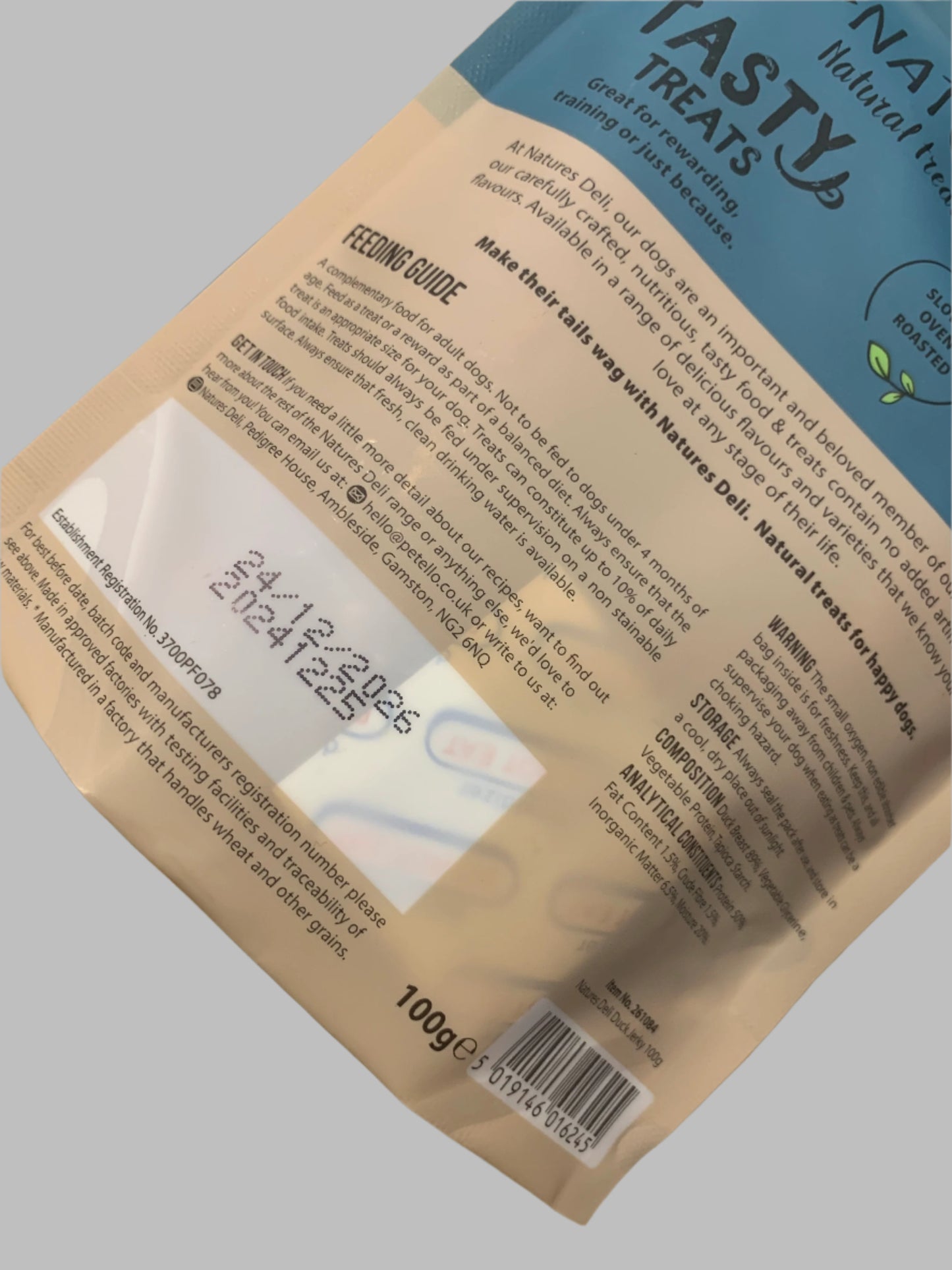 Natures Deli Dog Treats 100g