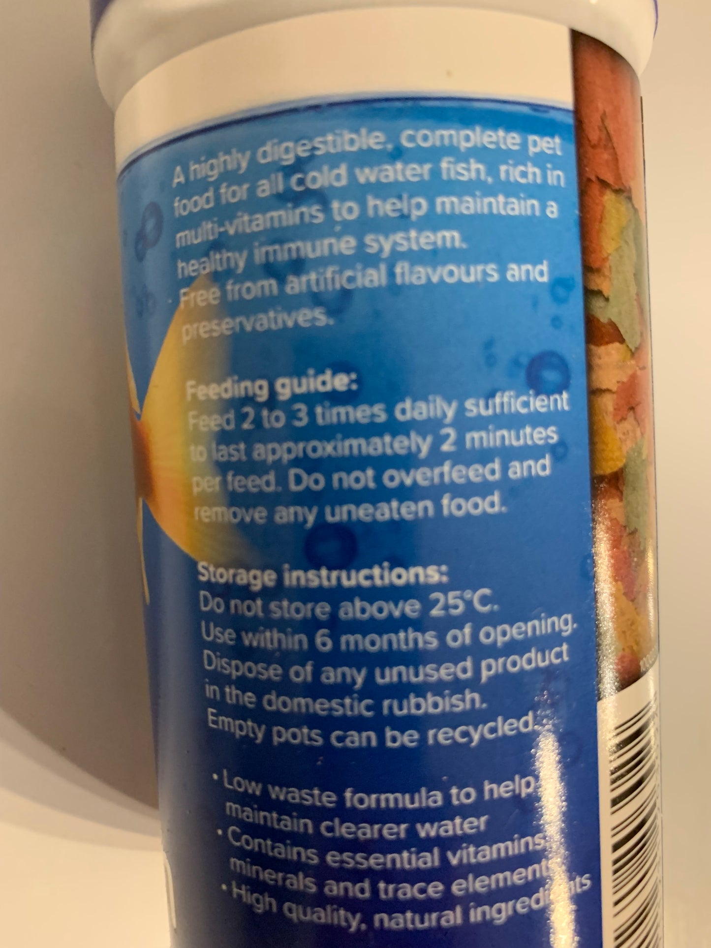 king british goldfish flake food, fish food, fish food near me, left side, pets at home