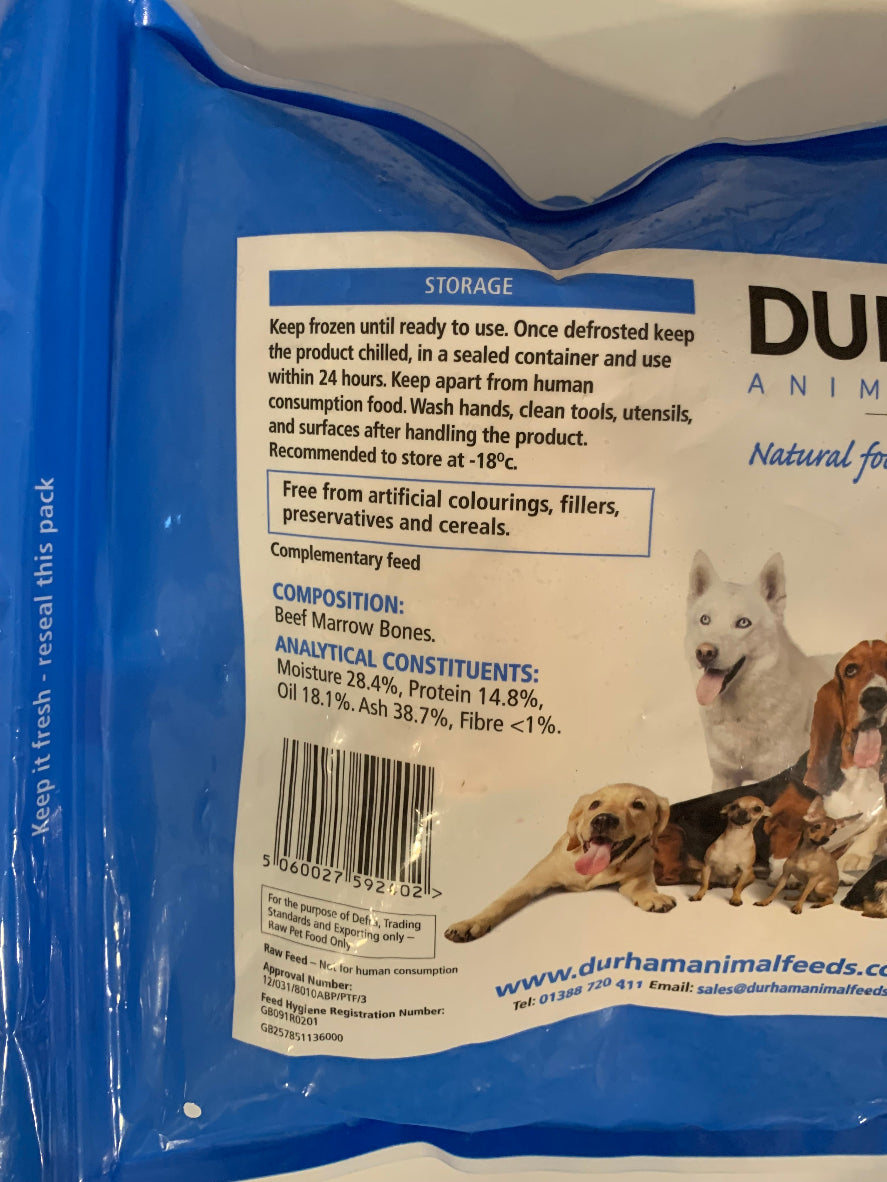Durham Animal Feed Mini Marrow Bones 4pk