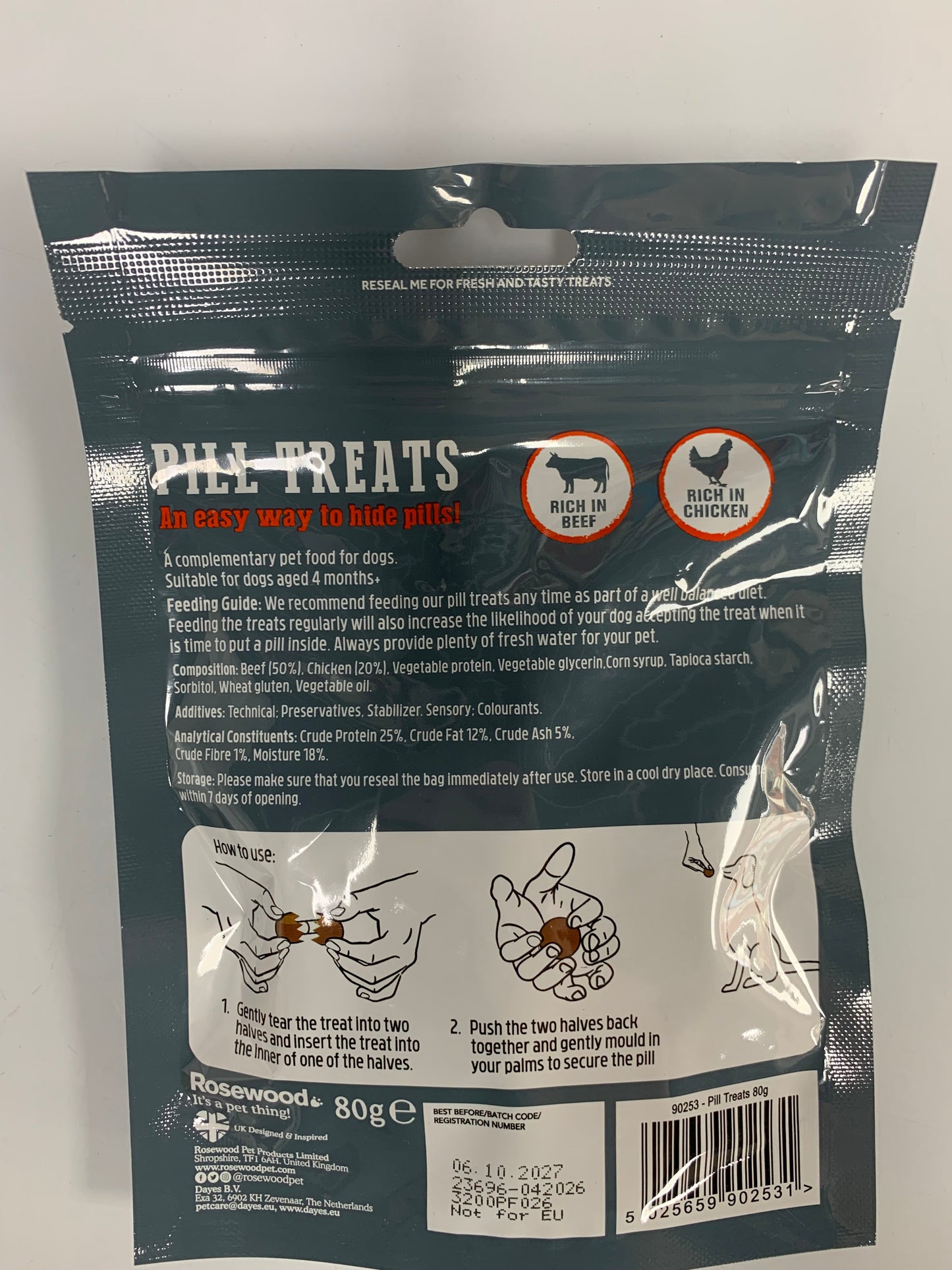 Rosewood Beef & Chicken Pill Hiding Dog Treats