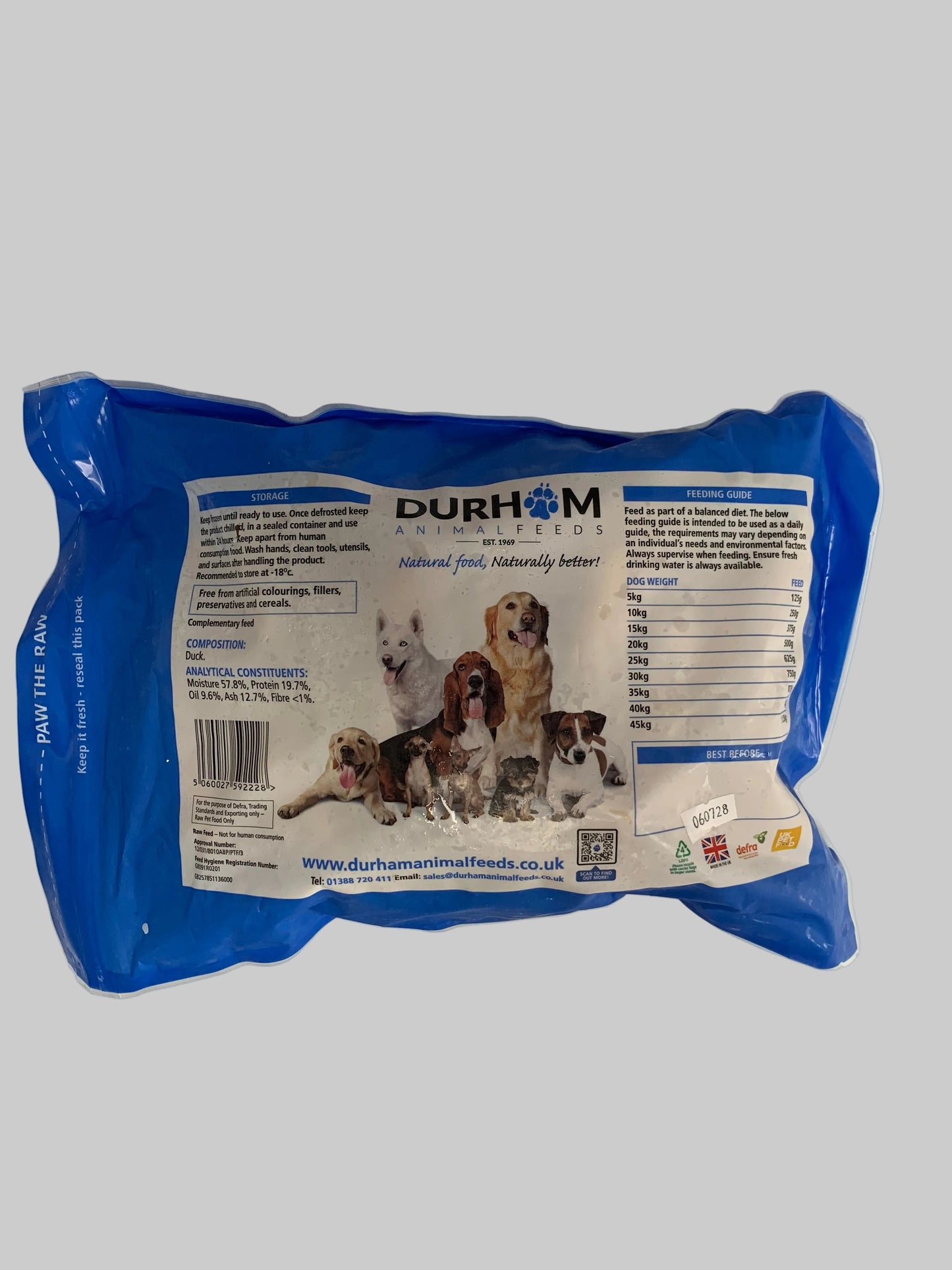 Durham Animal Feeds Duck Feet 1kg