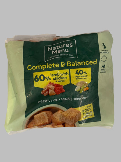 Natures Menu Complete & Balanced 60/40 Dog Nuggets 1kg